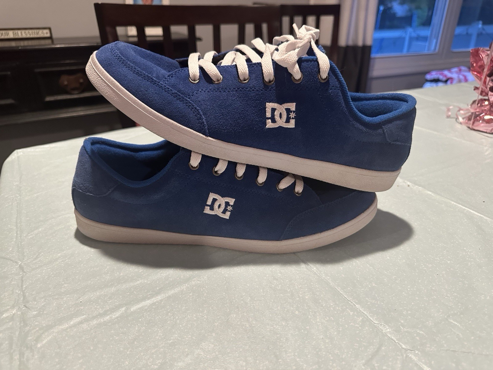 DC Sneakers Men’s Berra Style 303328 – Blue – Skateboard Shoe – Size 13