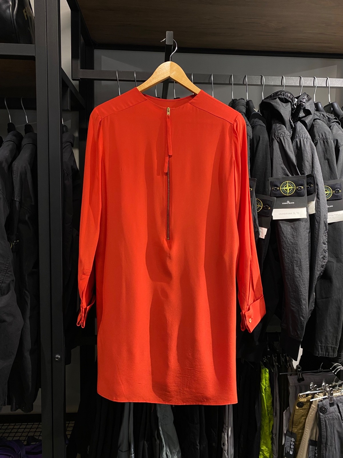 Rare vintage Miu Miu Red Silk Dress Size 40