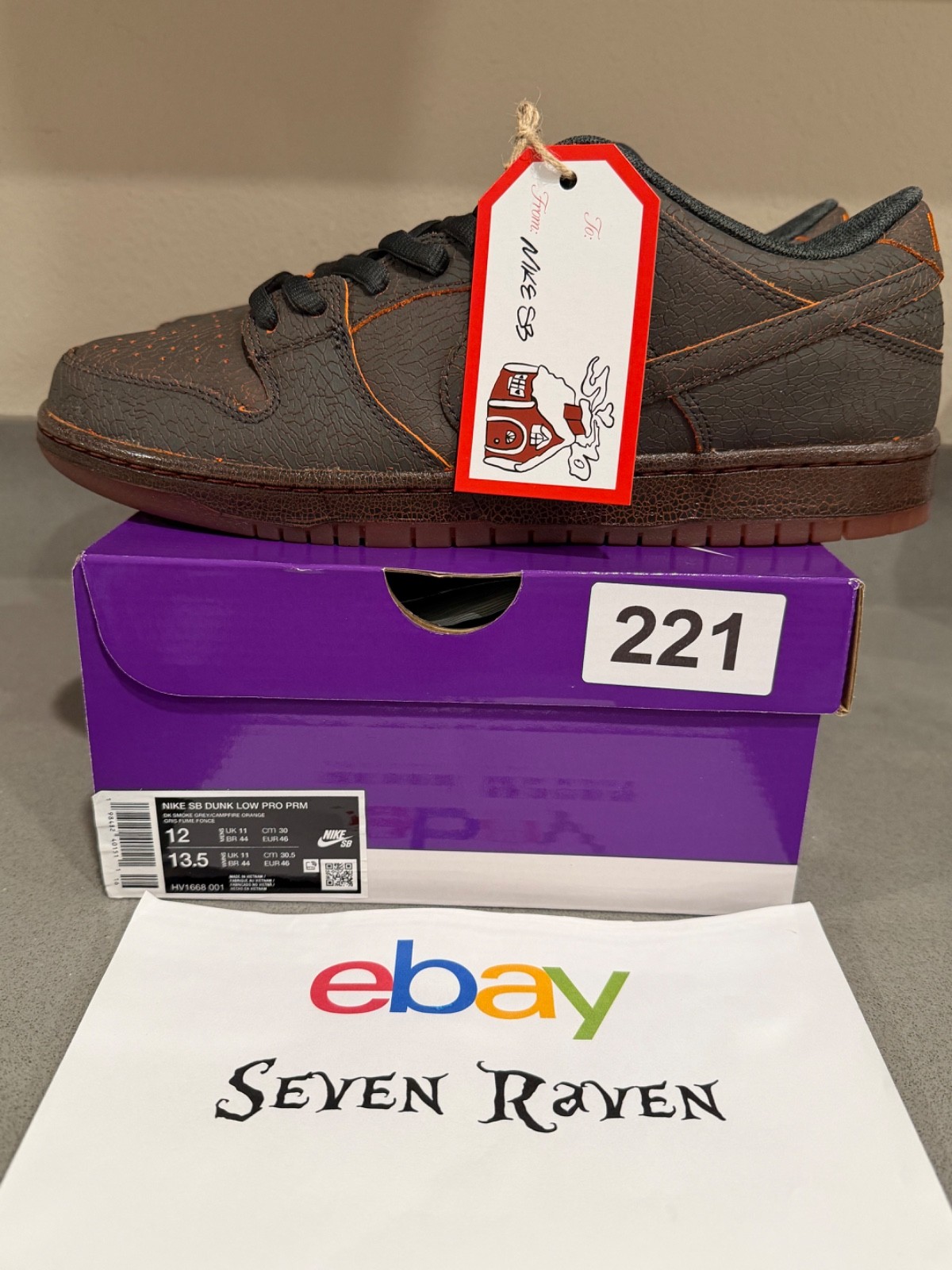 Nike Dunk Low SB Krampus HV1668-001 SIZE 12 BRAND NEW IN HAND LIMITED