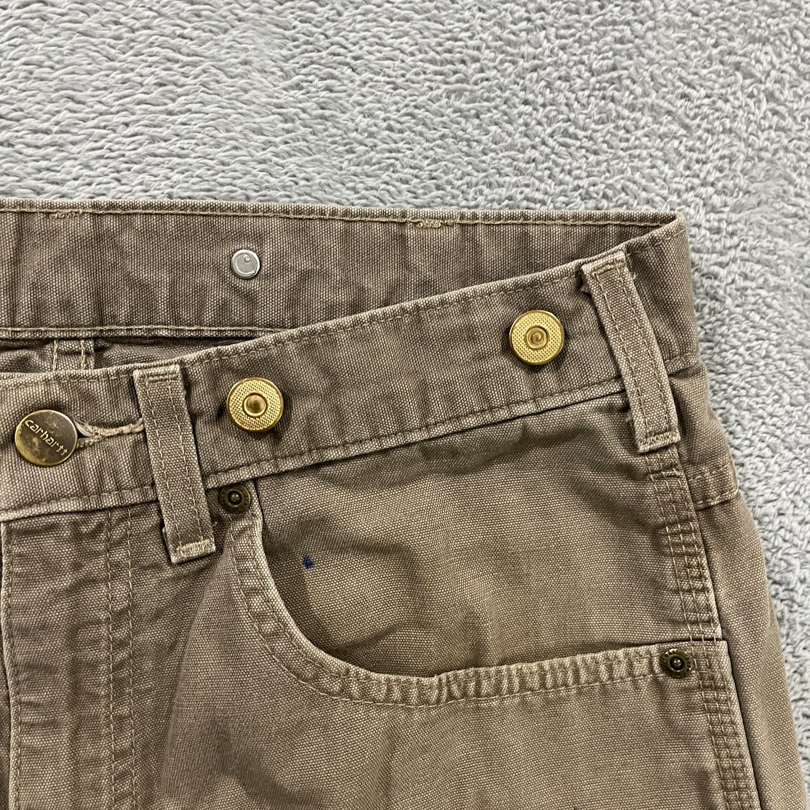 Carhartt Carpenter Pants Mens 32×34 (fit 30×34) Straight Leg Loose Hammer Loop