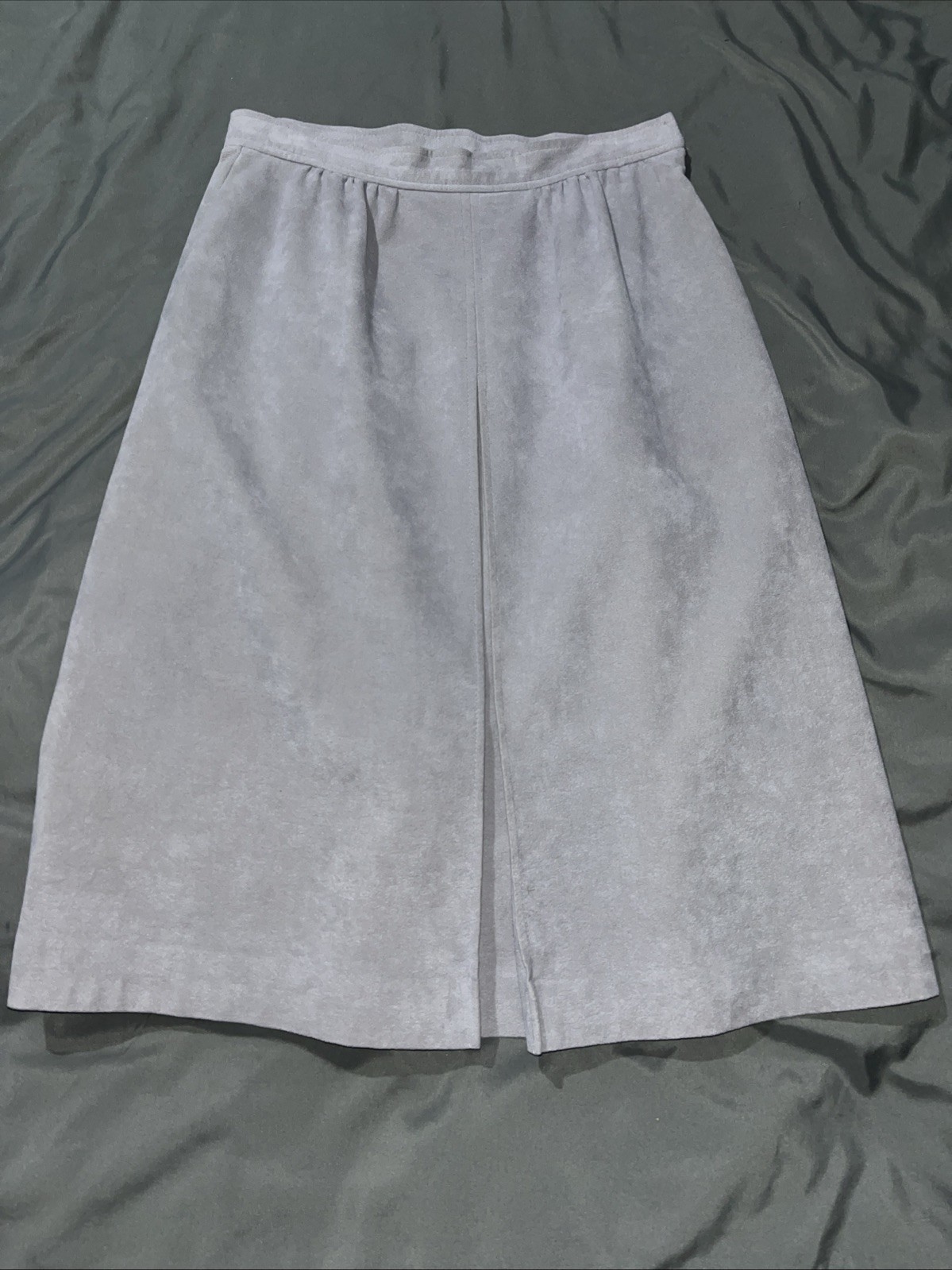 Samuel Robert Ultrasuede Light Purple Midi Skirt See Pictures For Measurements