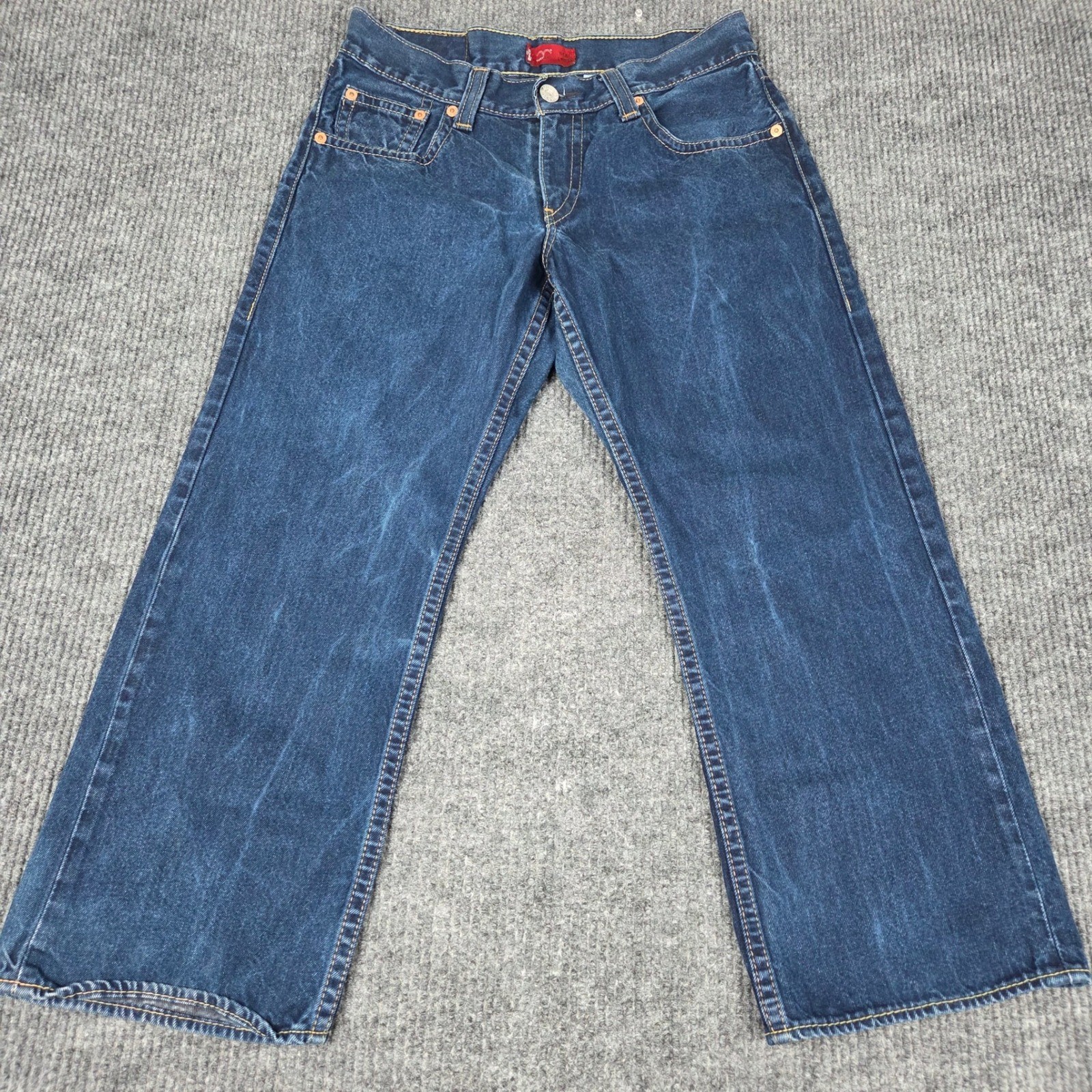 Vintage Levis Type 1 Real Loose Jeans Mens W32 L27 Husky Baggy Wide Leg Denim
