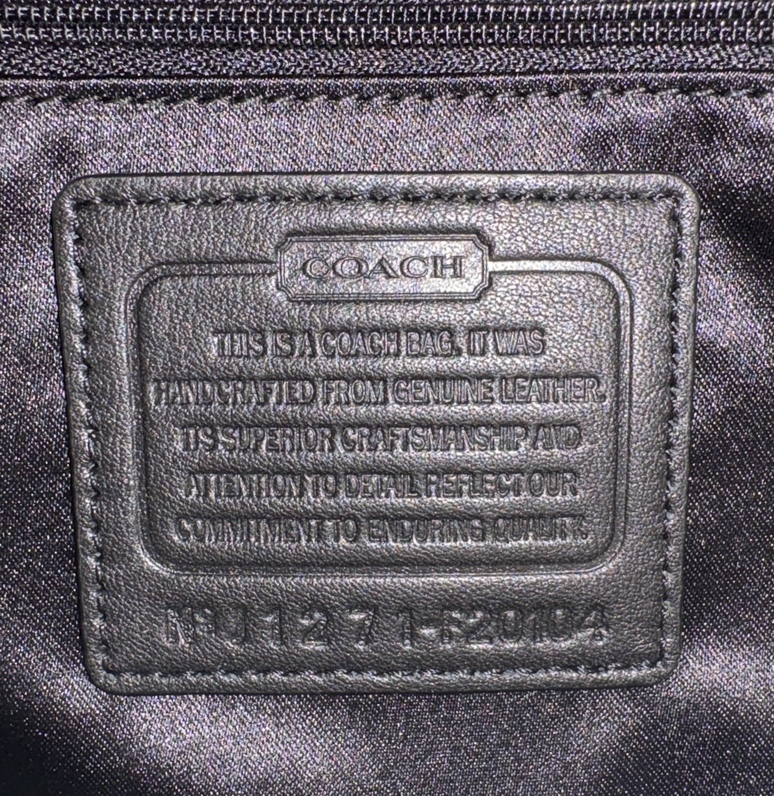 Coach Ashley Tote Bag Satchel Shoulder Bag Crossbody Black Leather Style F20104