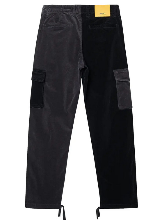 WeSC Men Colorblocked Cargo Pants Black Size 34X32 0480