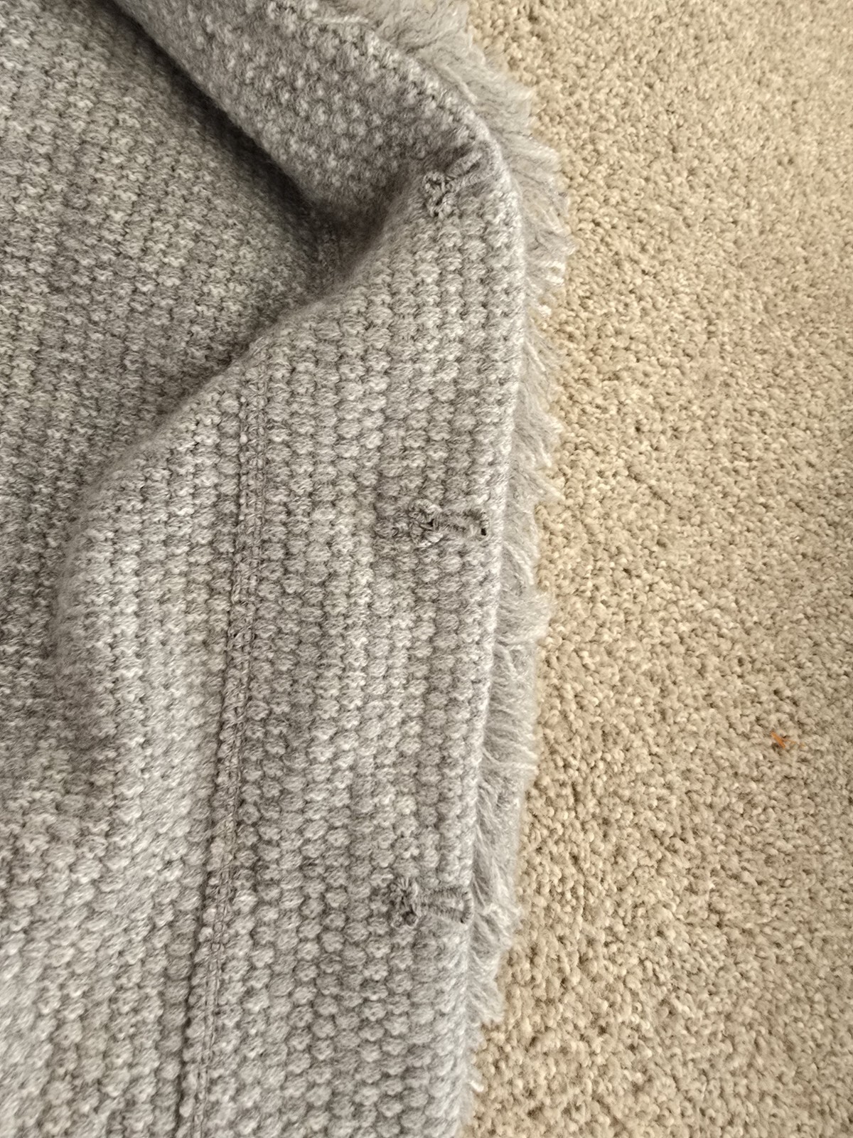 Doriani 100% Cardigan Cashmere 46 Gray Fringe Pockets Women’s Sweater Italy Grey