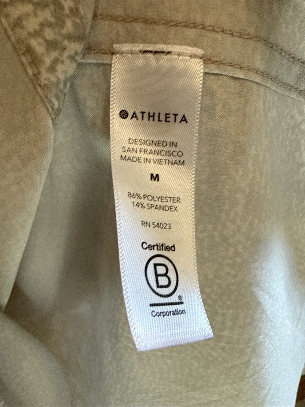 ATHLETA Dress Womens Size M Zuma Shirtdress V-Neck Gray Drawstring Stretch EUC