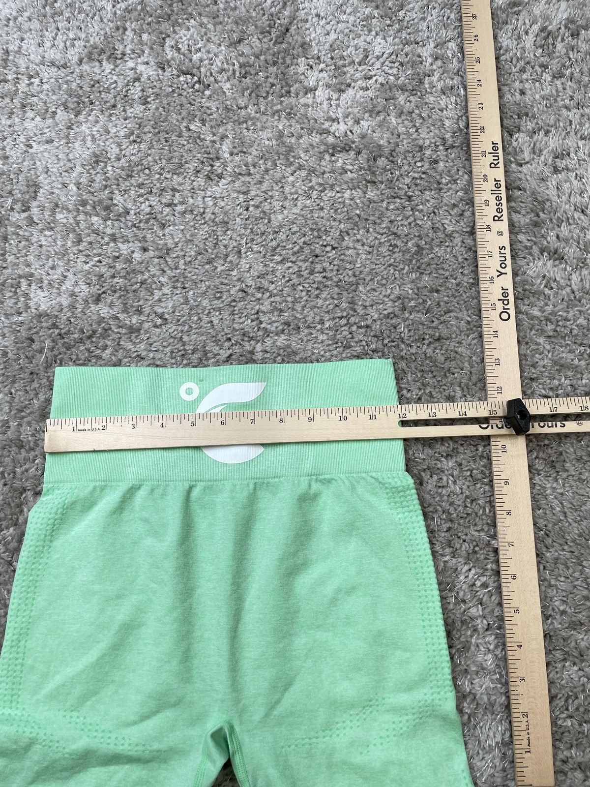 Celsius Live Fit Leggings Womens Medium Green High Waist Seamless Workout Yoga