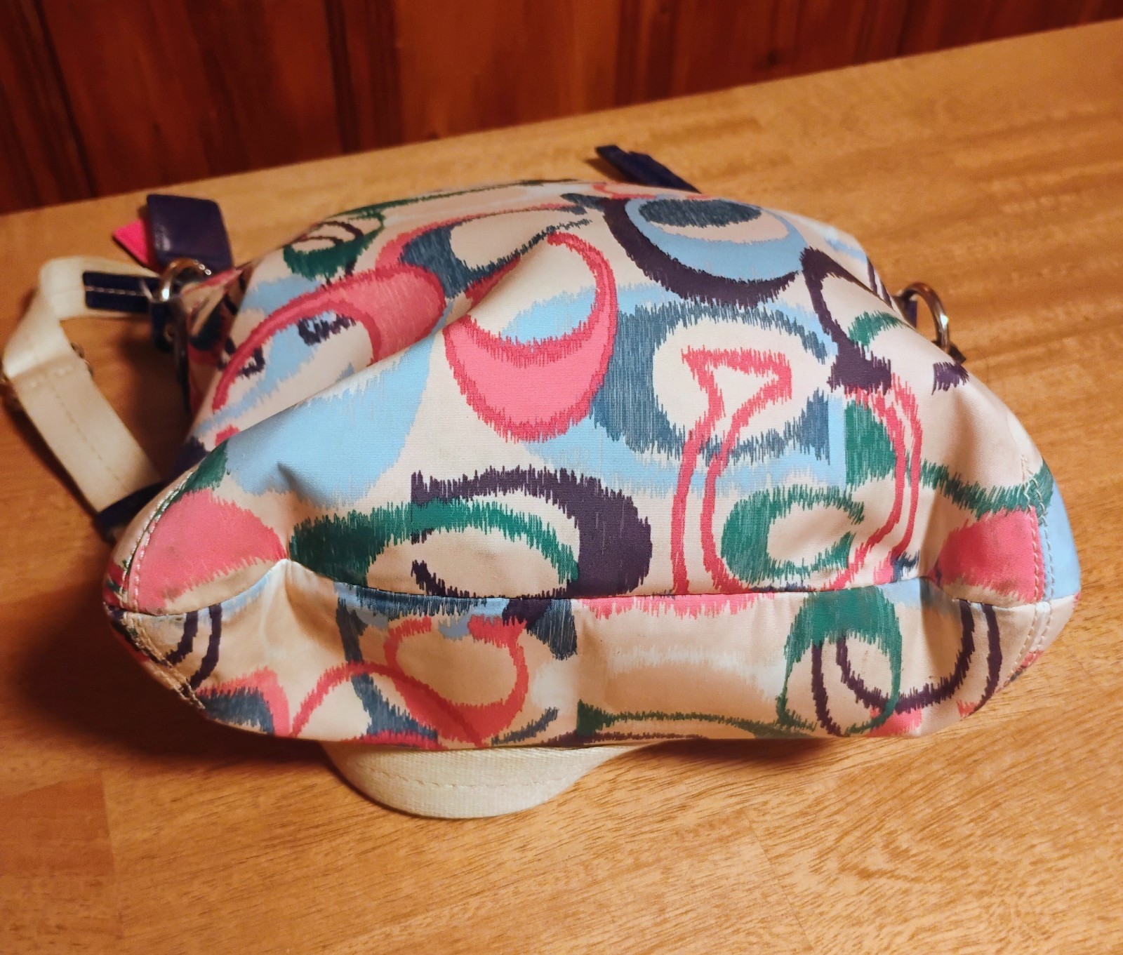 Coach IKAT Scribble Cross Body Purse Bag C1376-F24446