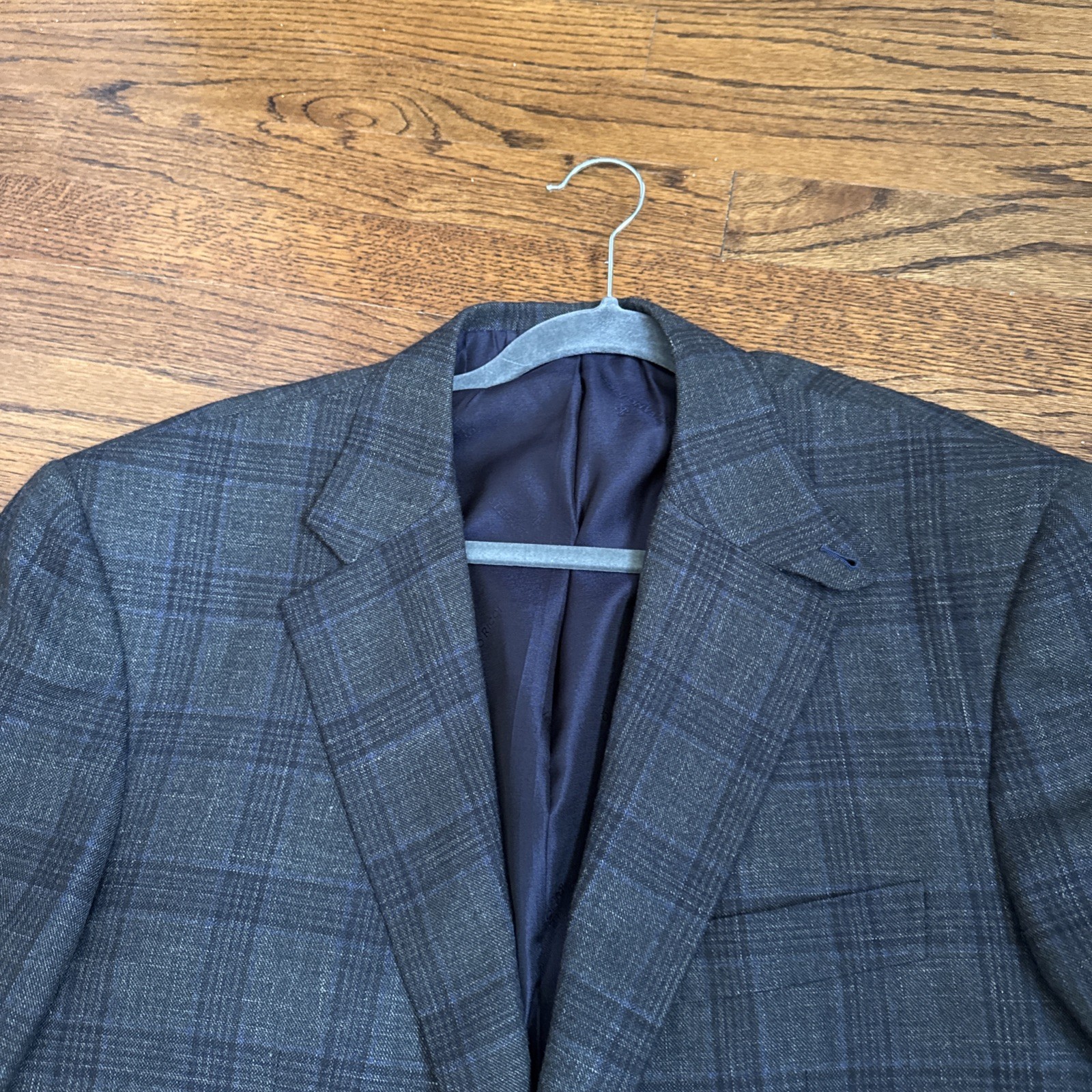 Stefano Ricci Cashmere Wool Silk Plaid Sport Jacket IT 58