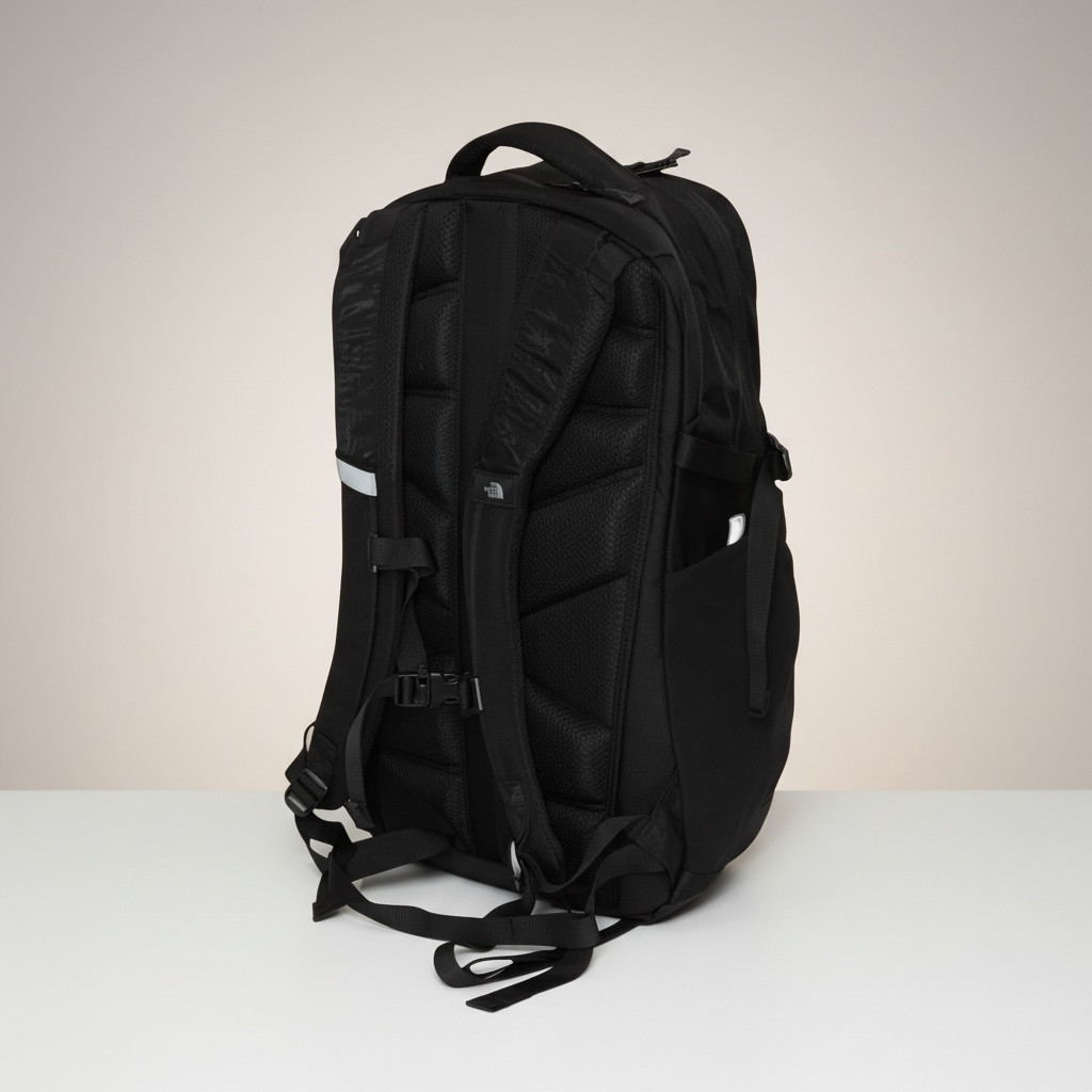 The North Face Recon Backpack Black 30L ,15 Laptop School Travel Hiking Bag NWT
