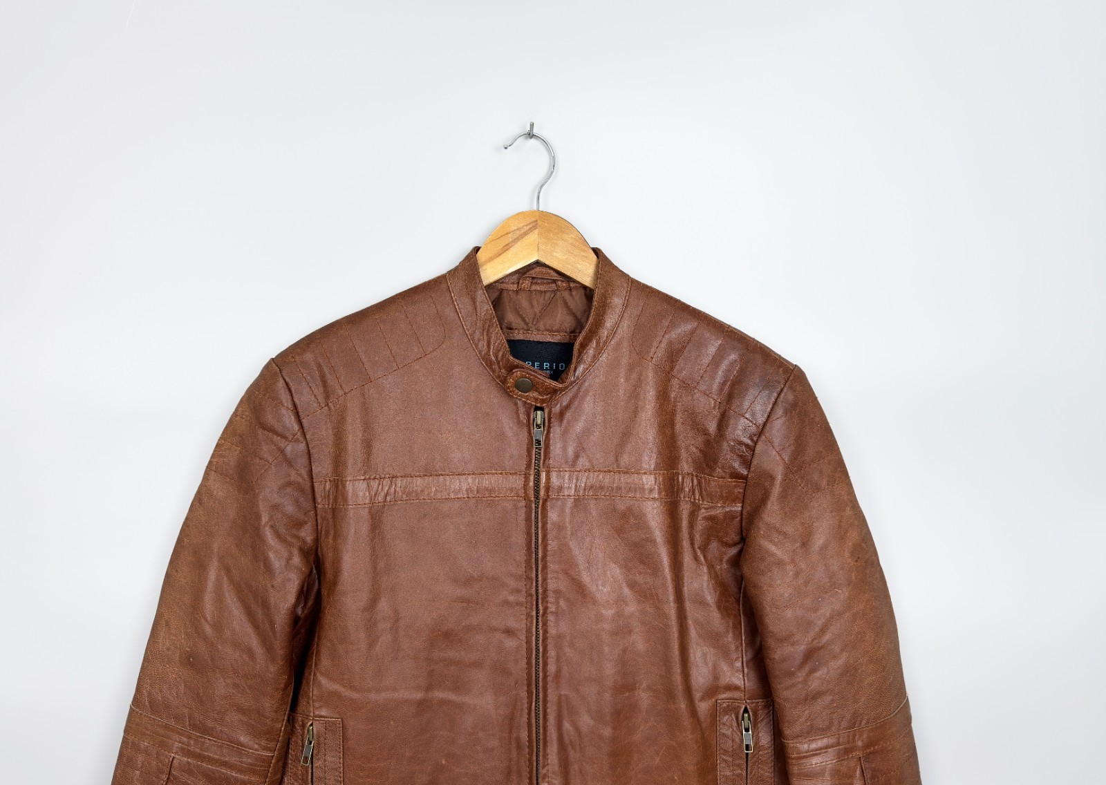 Superior New York Brown Leather Jacket