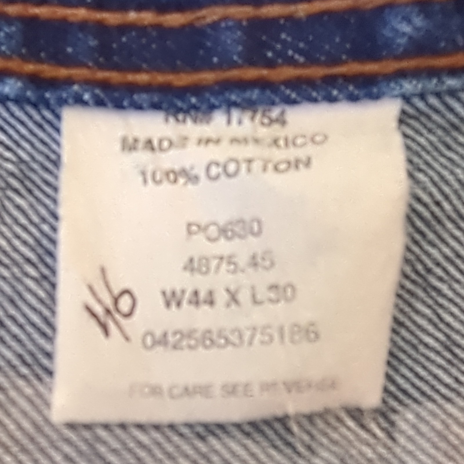 Men’s Cell Phone Pocket Cotton Blue Denim Jeans Relaxed Fit Straight Leg