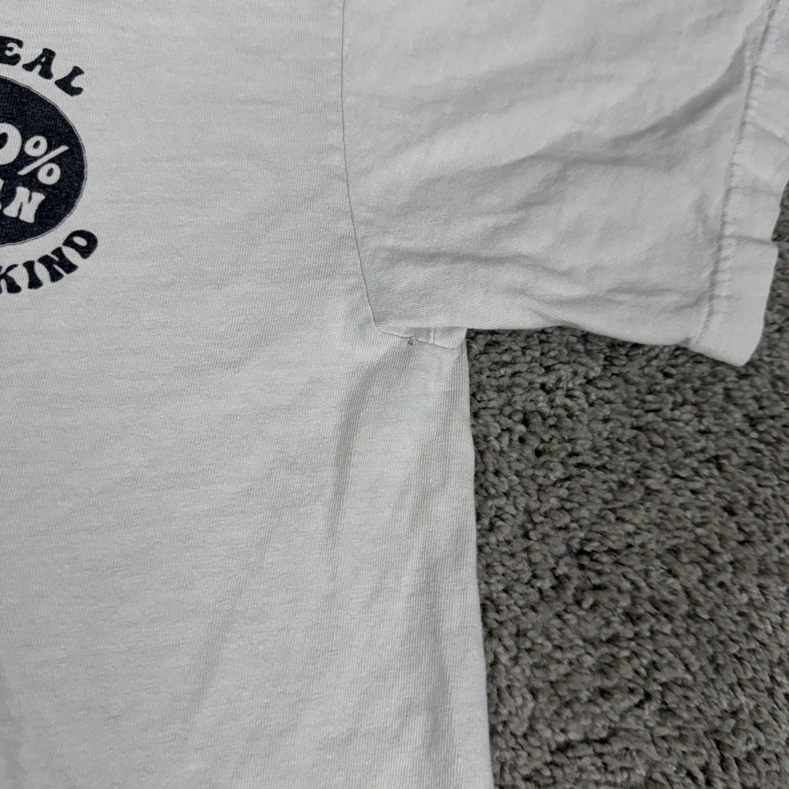Los Angeles Apparel Shirt Mens Medium White Project Sarasota Vegan Graphic Tee