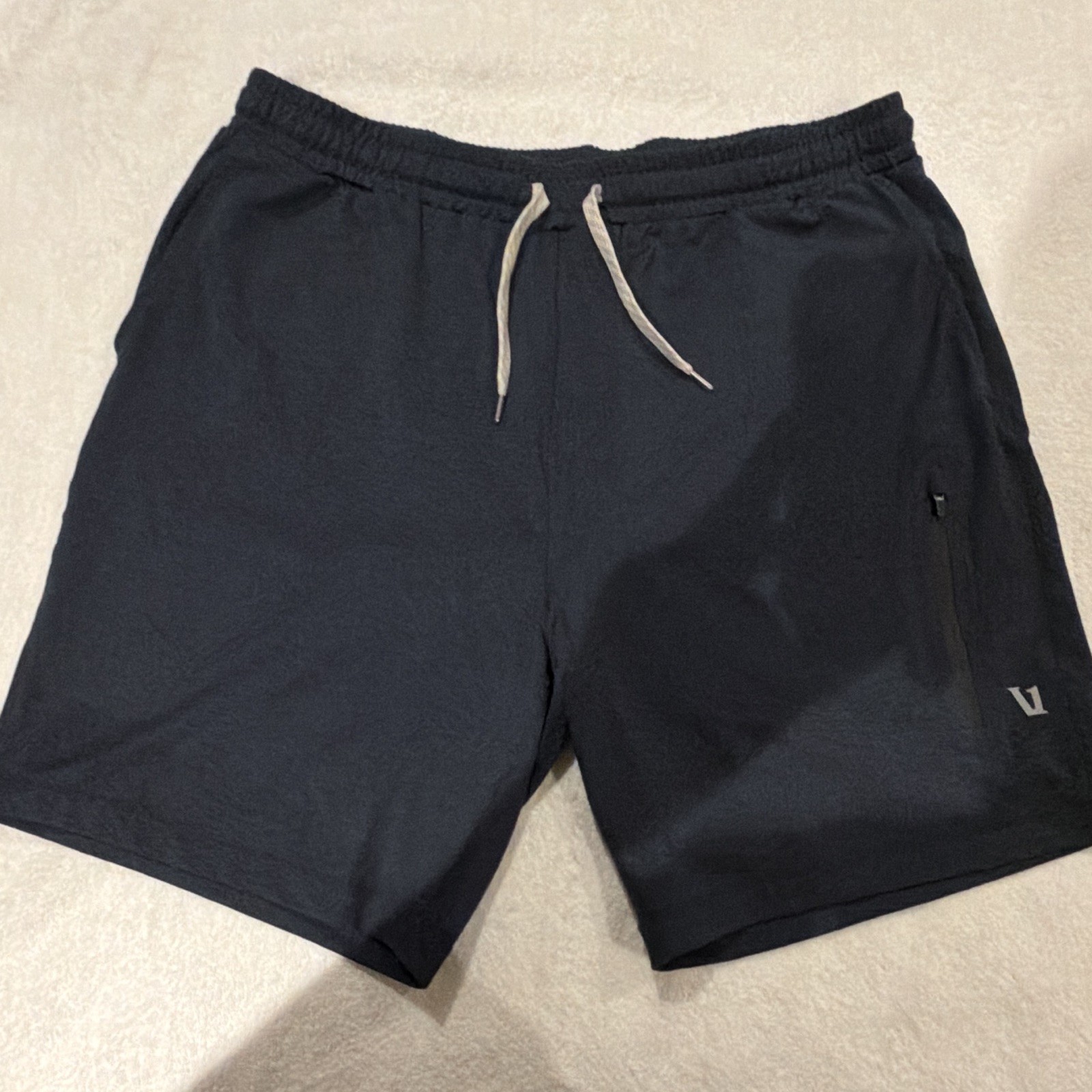 Vuori Sunday Performance short Blue Athletic Stretch XL