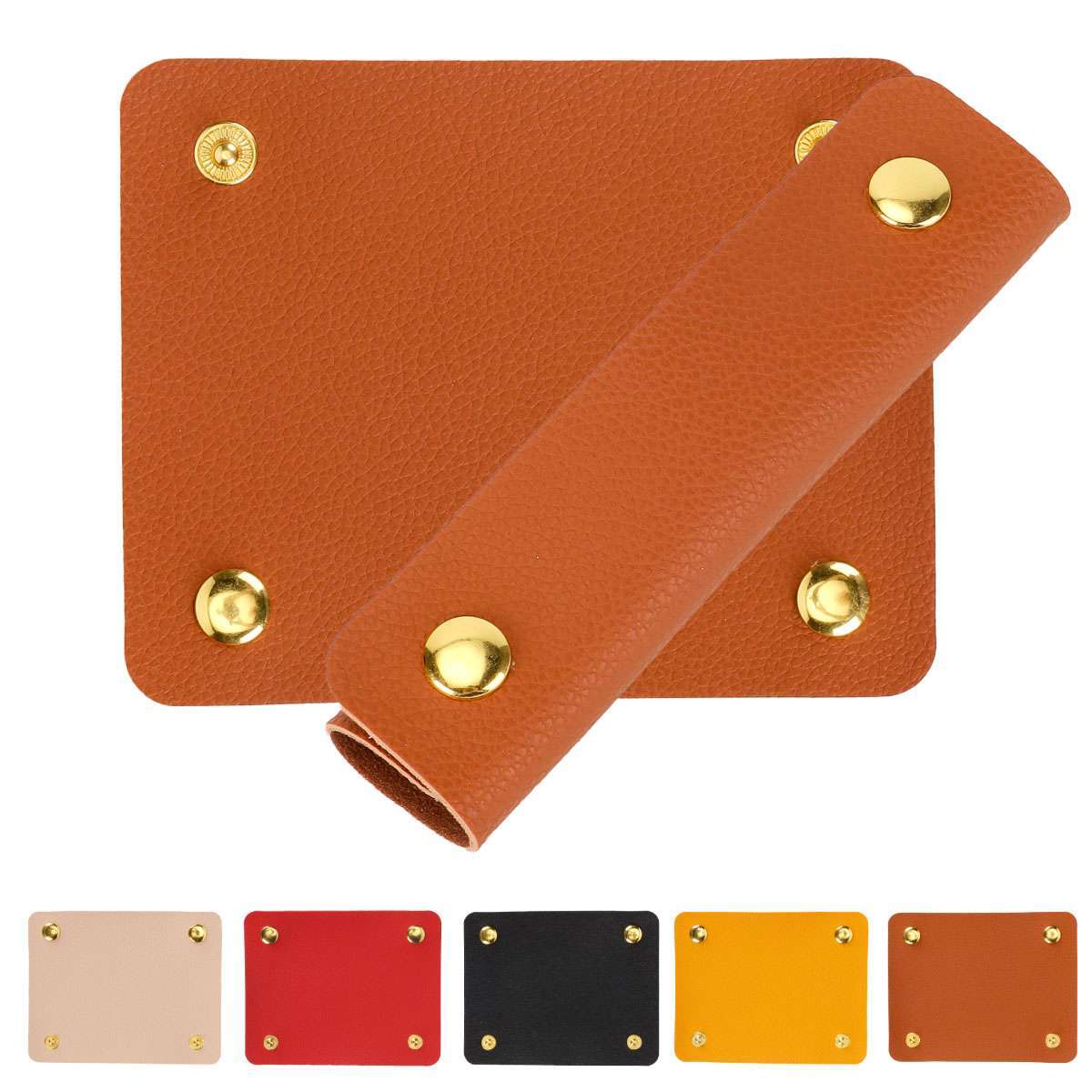 Leather Handbag Handle Wrap Cover Purse Strap Cover Replacement with Button SALE