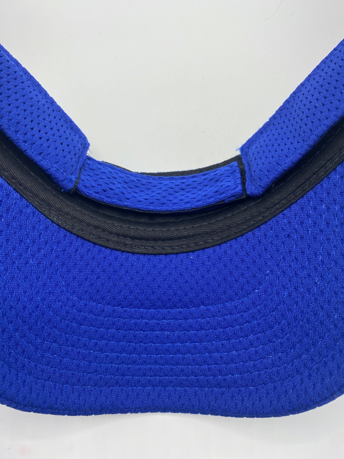 SOS Crew Blue Visor Hat Adjustable Logo Polyester Mesh Adult Outdoor Sun Sport