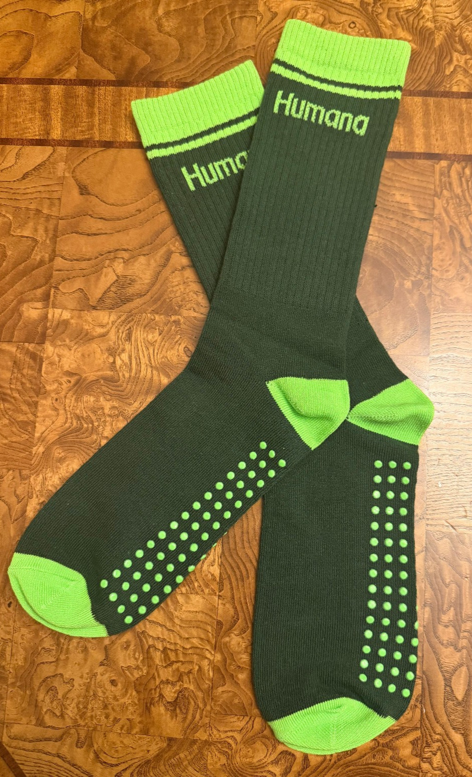 Humana Men’s Crew Socks – Mid Calf Non Slip Anti-Skids Socks – Large