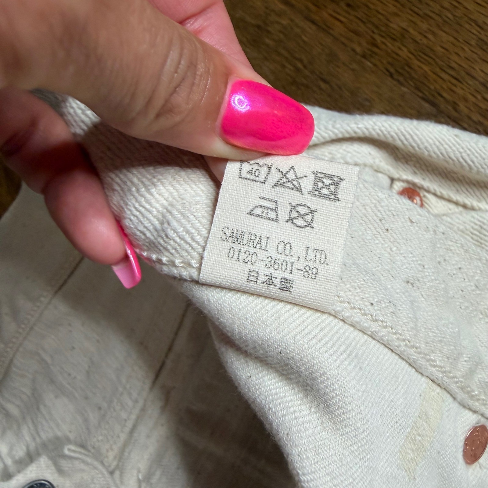 Samurai Organic Cotton Jeans Mens 38
