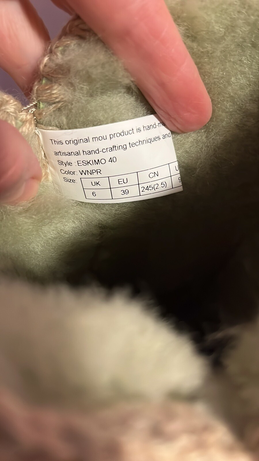 Mou Eskimo 40 Boots Exclusive Color🔥The Last One Available🔥
