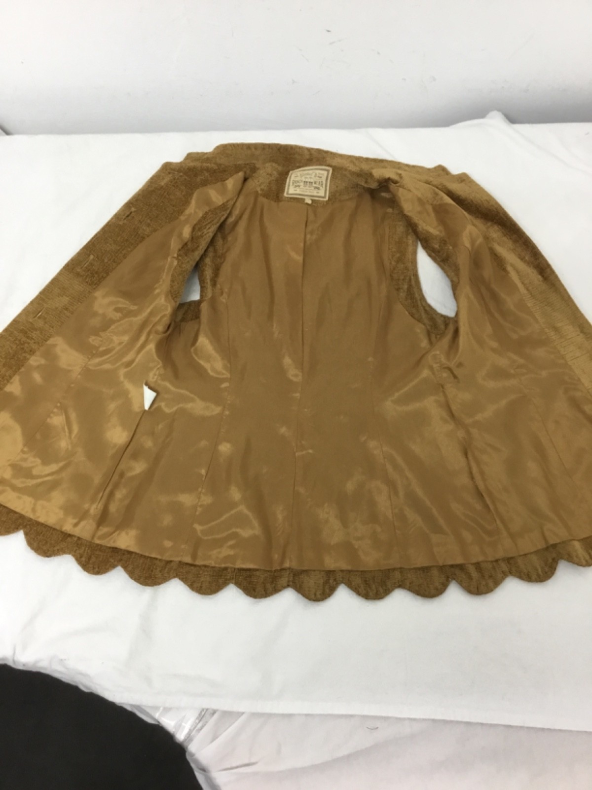 Double D Ranch Wear, Studded Vest, Button Down, Brown, Sz S, (SR896)