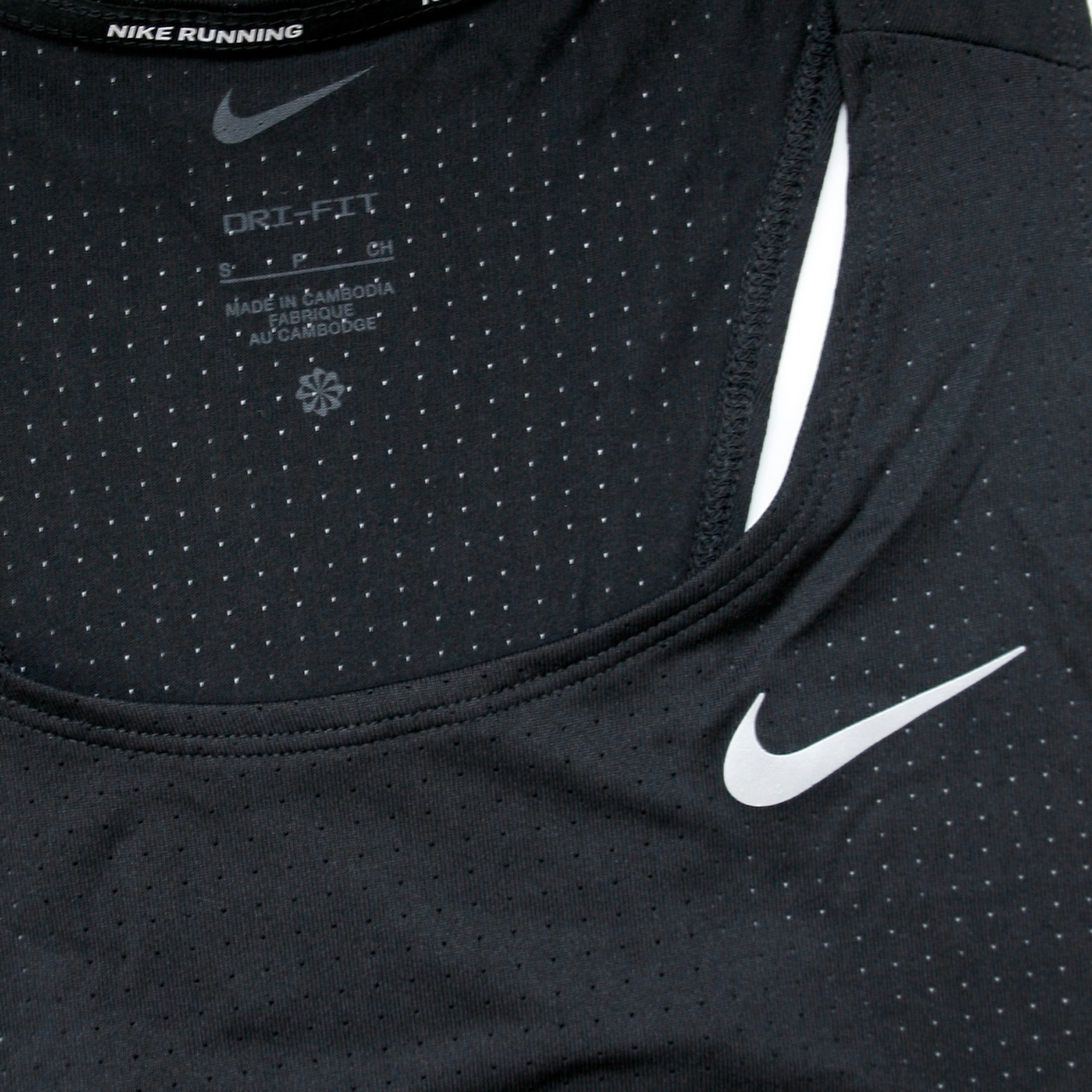 Nike Men’s Dri-FIT Fast Running Singlet Tank Top Black FN4229-010