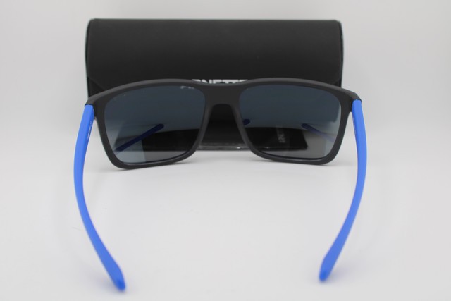 NEW ARNETTE AN 4323 287655 BLACK BLUE AUTHENTIC SUNGLASSES 59-17