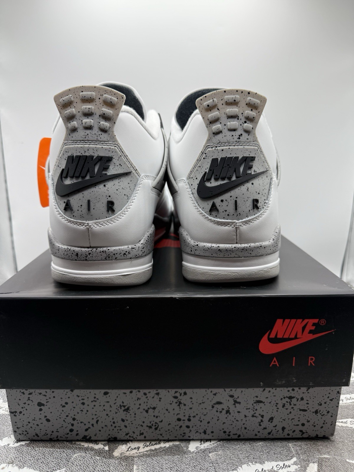 Air Jordan 4 Retro OG 2025 White Cement FV5029-100 Men’s Size Grey Black New