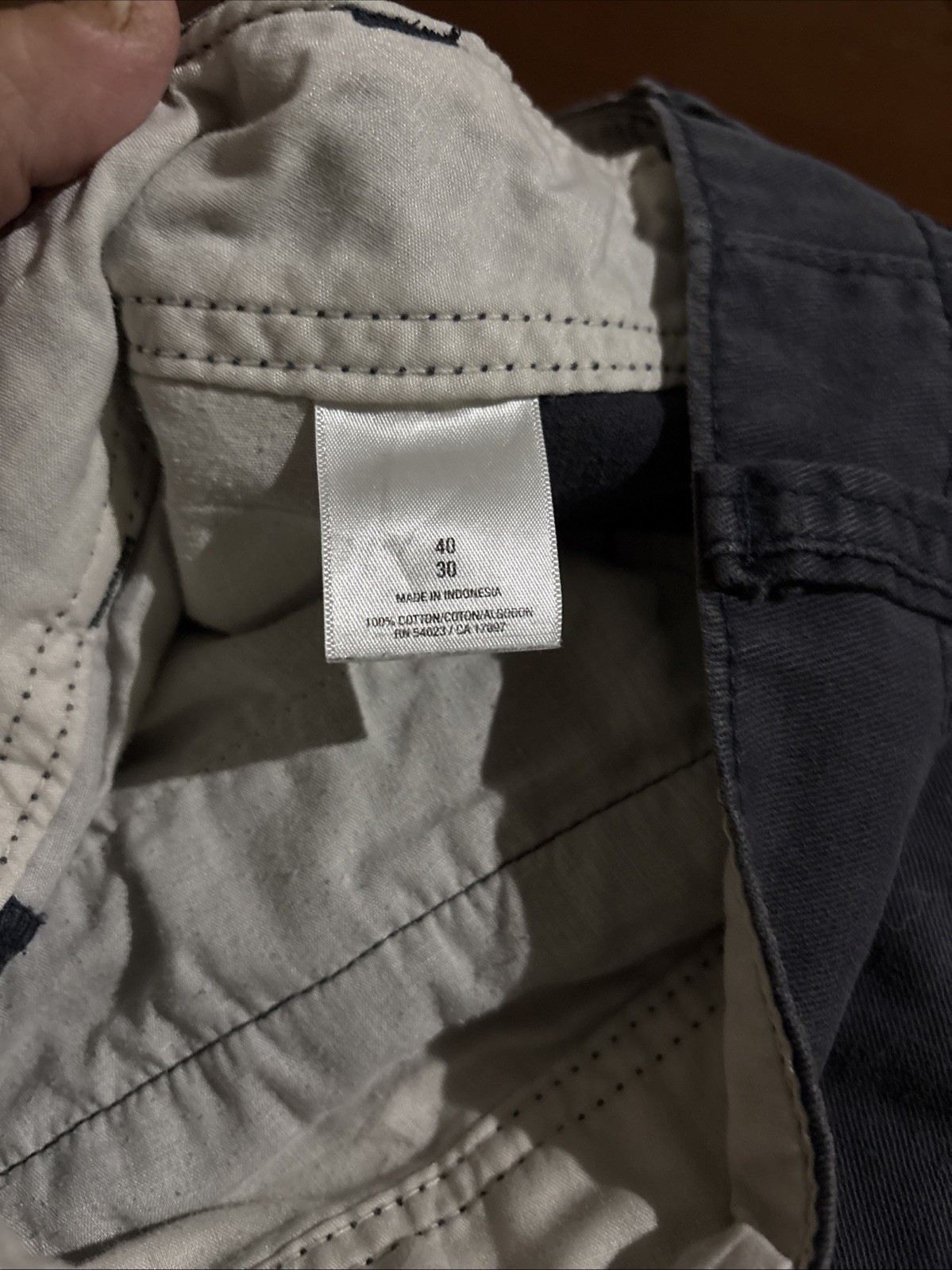 Old Navy Men’s Broken-In Khaki Pants 40×30 Cotton Chino Casual (3-73)