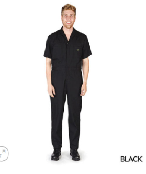 Short Sleeve Coverall Jumpsuit Boilersuit Protective Work Gear XS to 4XL