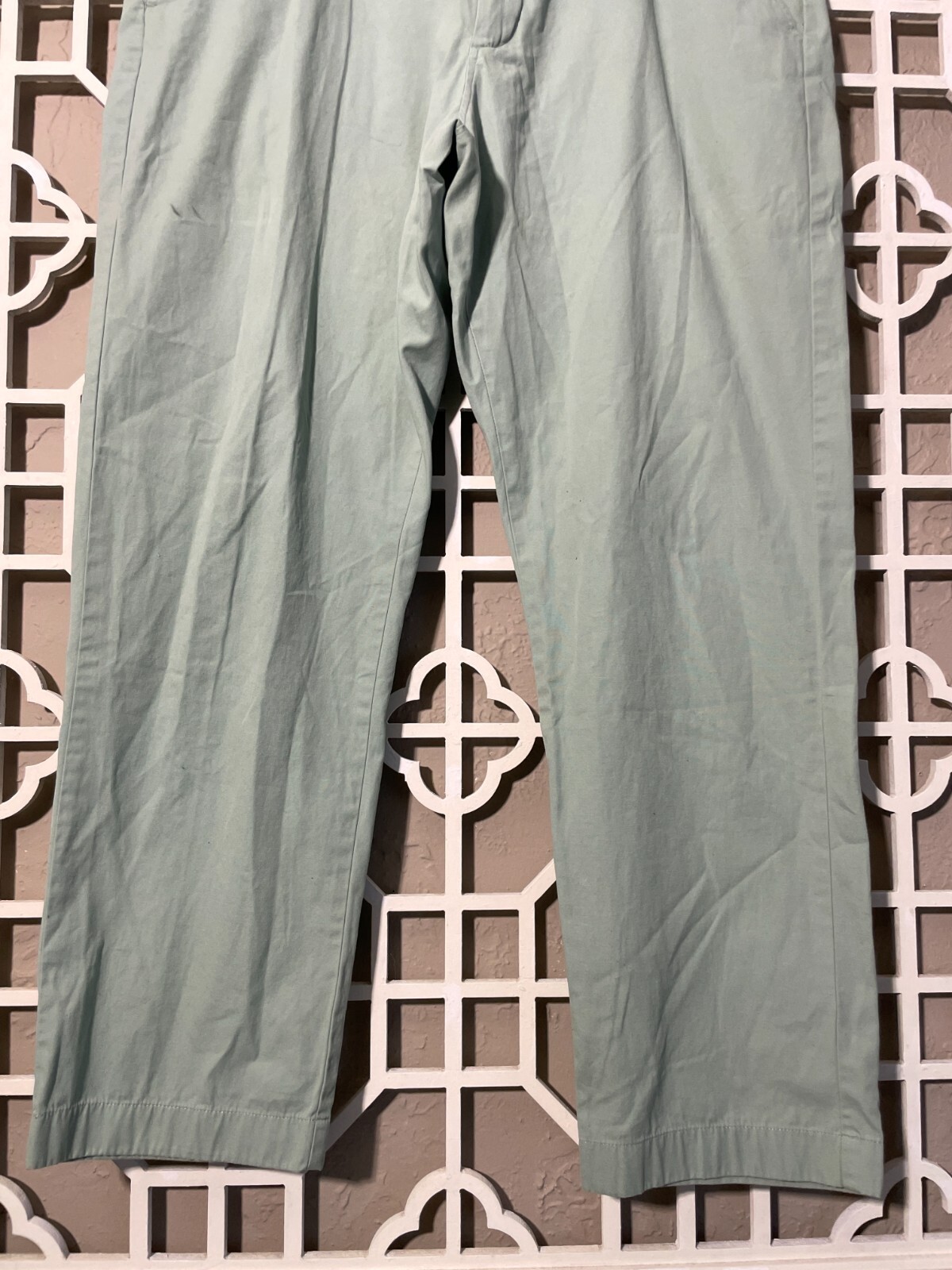 J Crew Pants Mens 36 Green The Sutton Preppy Summer Weight Work Comfort 36×28