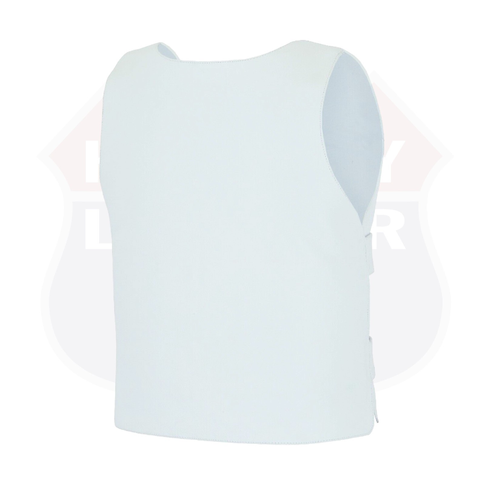 White Women Bullet Proof style Leather Motorcycle Vest for bikers Club Tactical