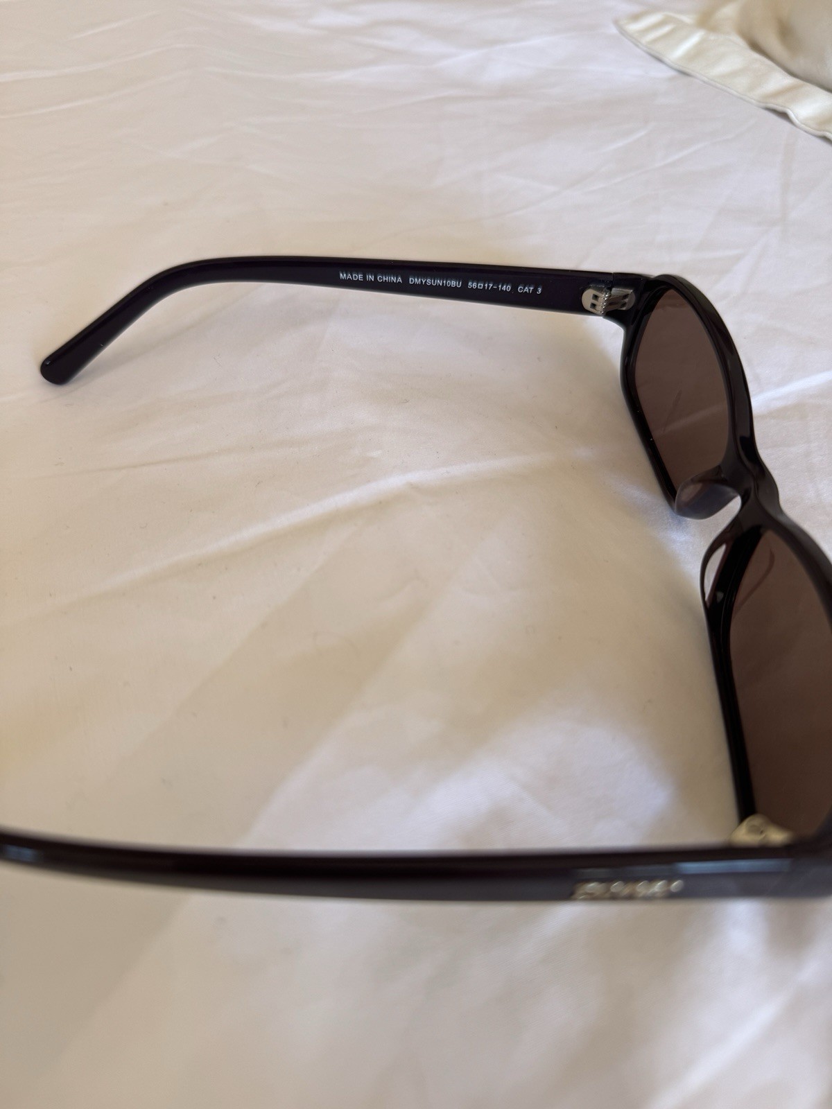 DMY STUDIOS DMY SUN100BU Women’s Rectangle Sunglasses Black/Brown Tinted