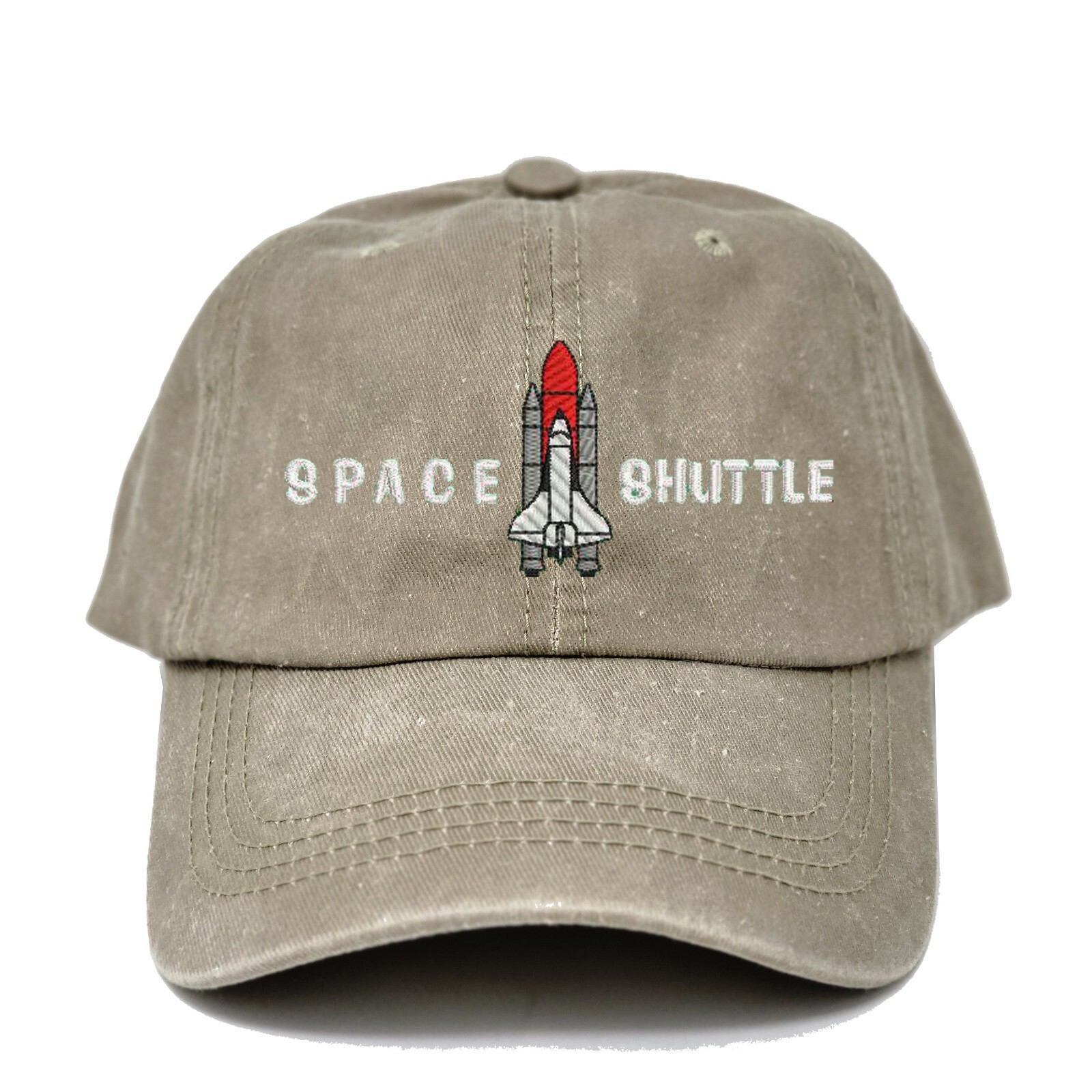 New Space shuttle embroidered dad hat, Spaceship rocket embroidered dad hat cap