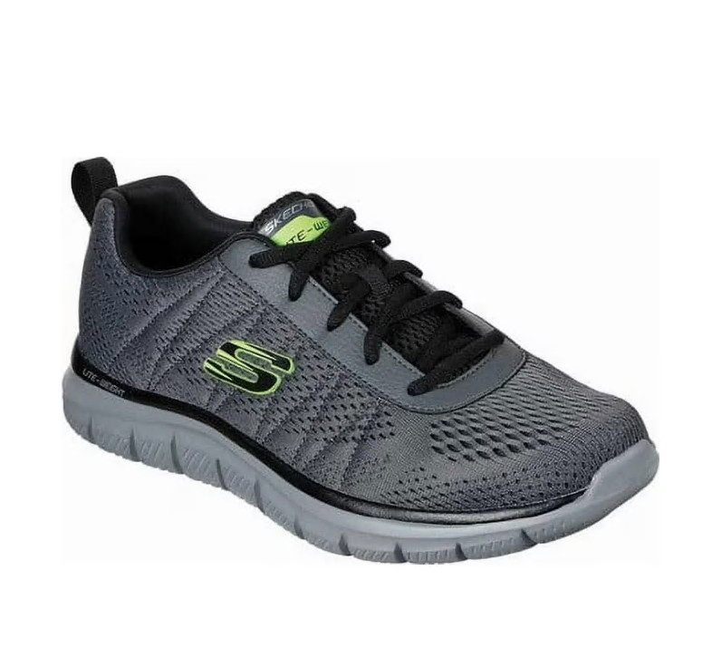 Skechers Men’s Track Moulton Lightweight Memory Foam Trainer Sneakers