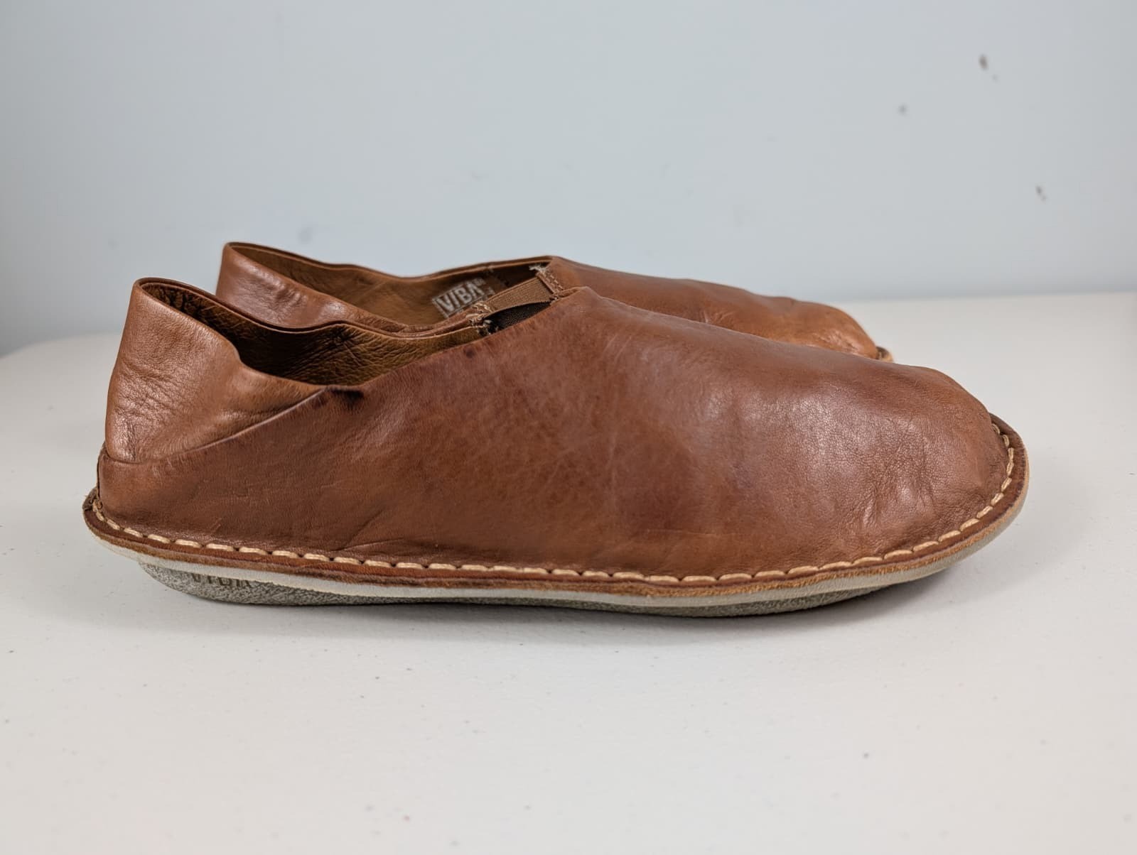 VIBAe Zuma brown leather shoes unisex W12 M9