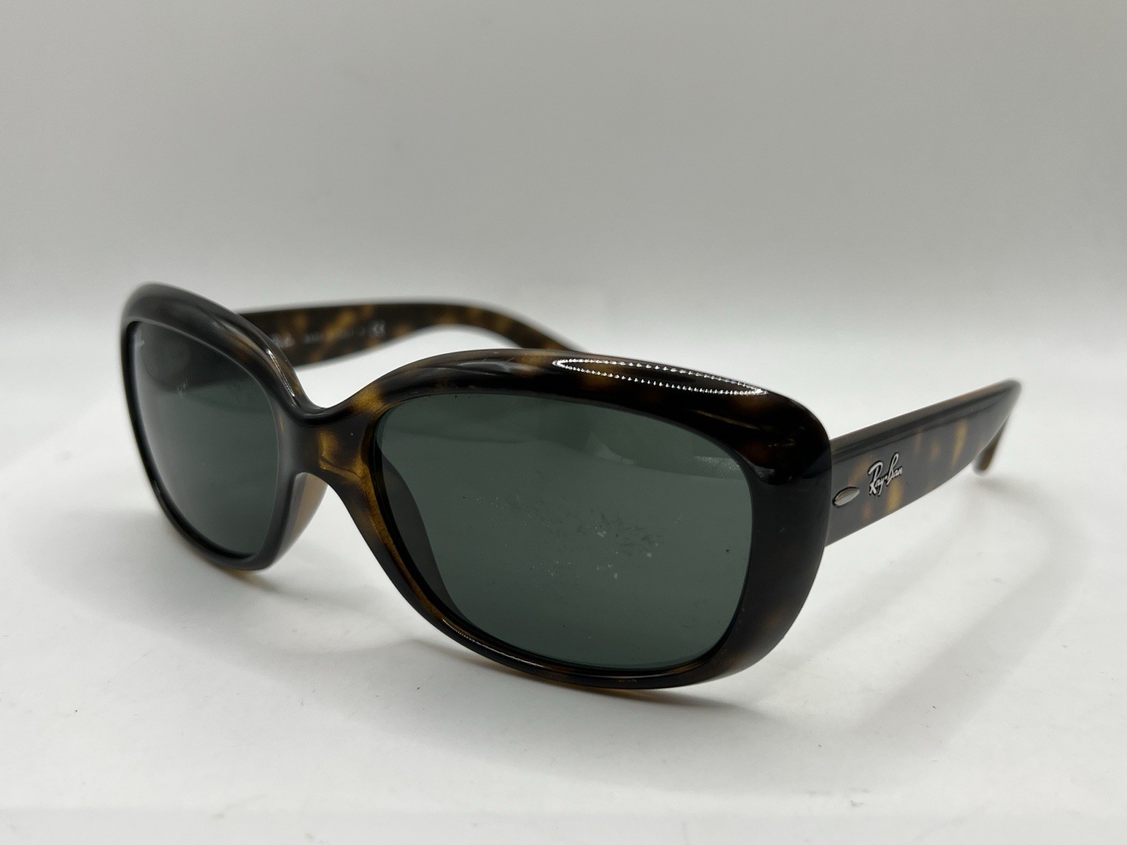 Ray Ban Jackie Ohh RB 4101 710 Light Havana Tortoise Green Sunglasses