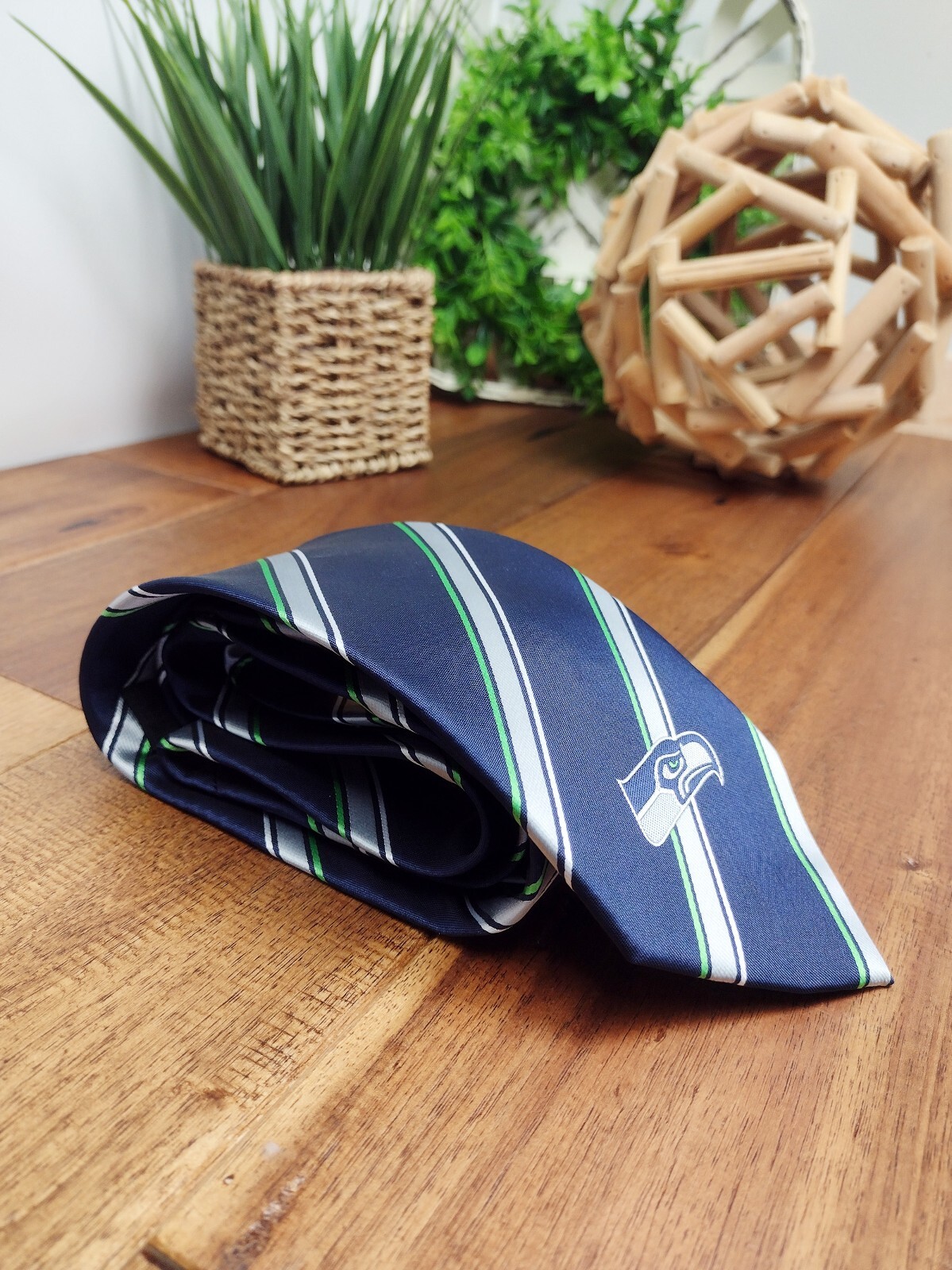 NFL Seattle Seahawks Woven Necktie – Men’s Necktie – Tie