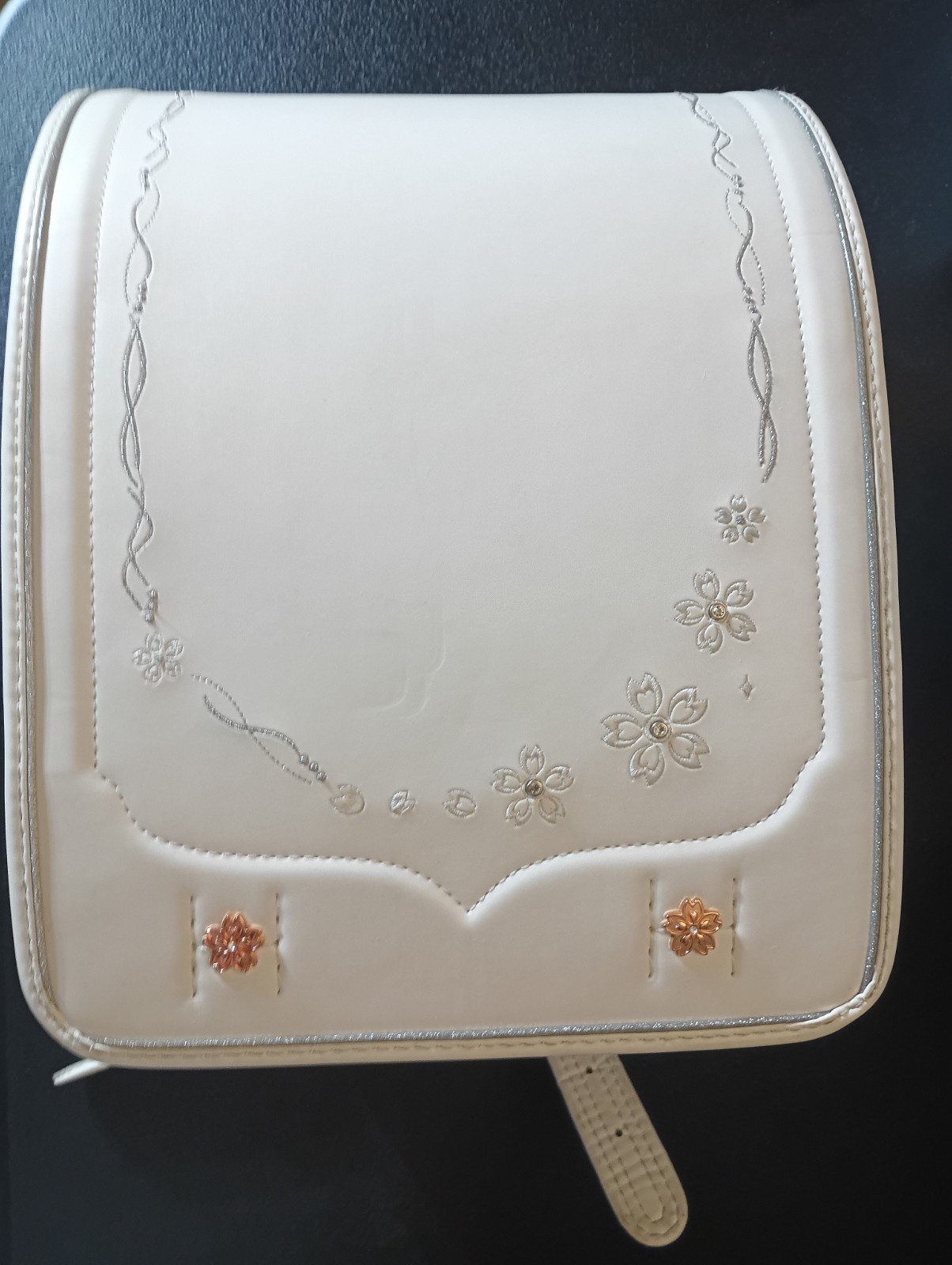 (NWOT) Randoseru Japanese Embroidery Backpack School Bag Cherry Blossom Sakura