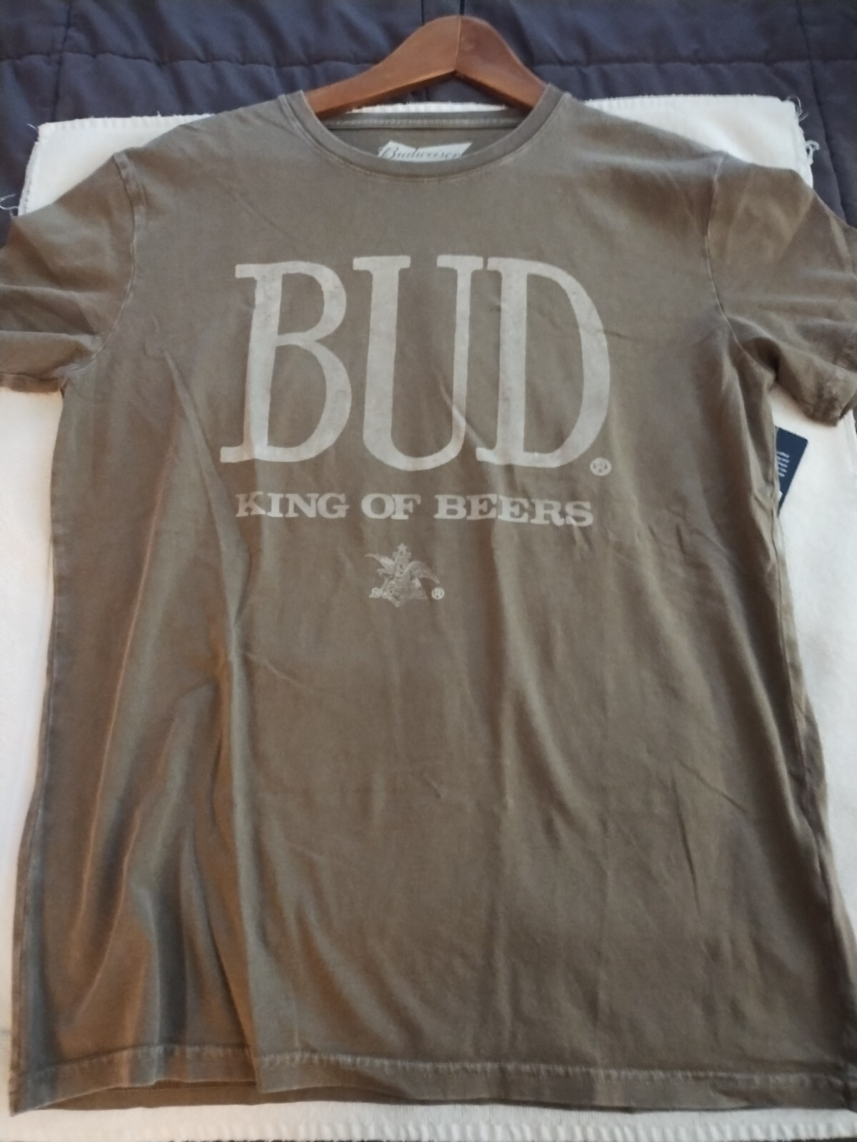Lucky Brand BUD Budweiser King Of Beers T-Shirt – Men’s Size M
