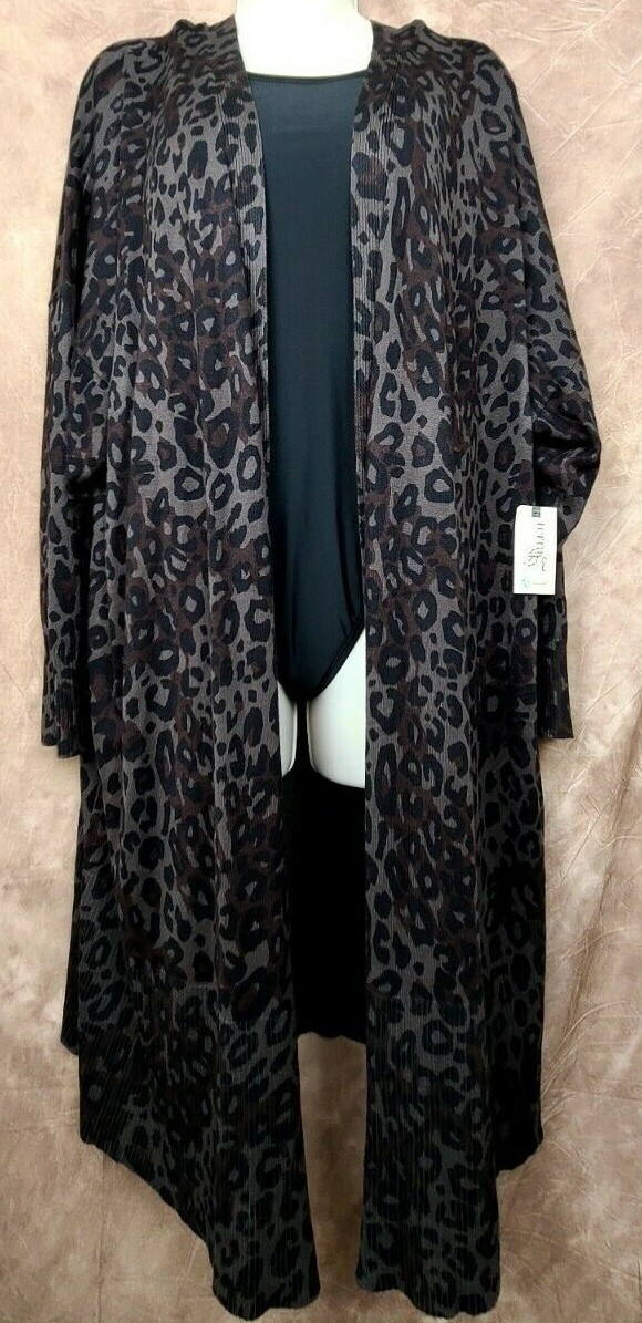 3X Terra & Sky Cardigan Sweater Long Lightweight Women’s Plus Size 24W-26W