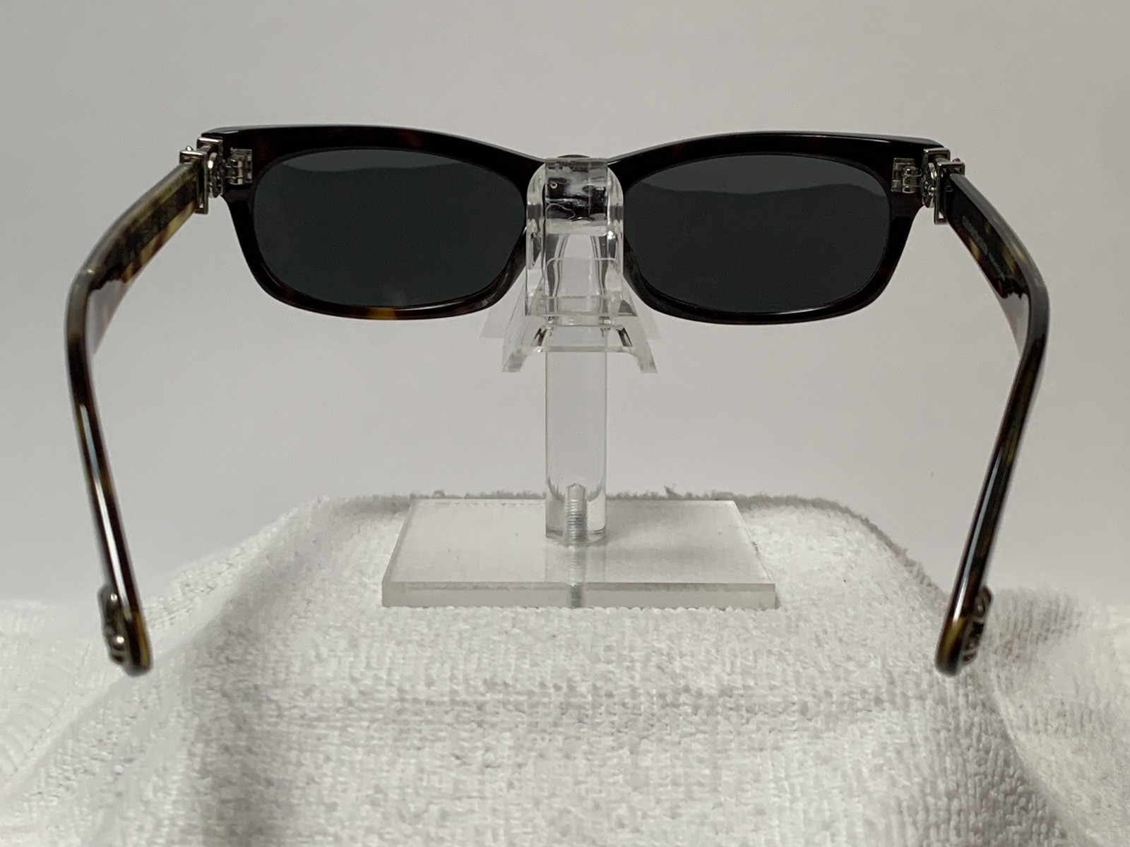 Chrome Hearts (Replica) Style Splat 55-17 Polarized Gray w/Silver Mirror NEW