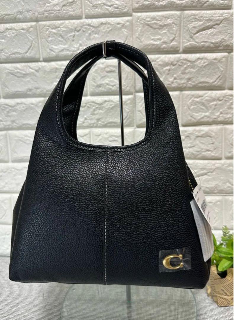 COACH CM545 Lana Polished pebble Leather 2way Shoulder Bag H17.5xW22.5xD13.5cm