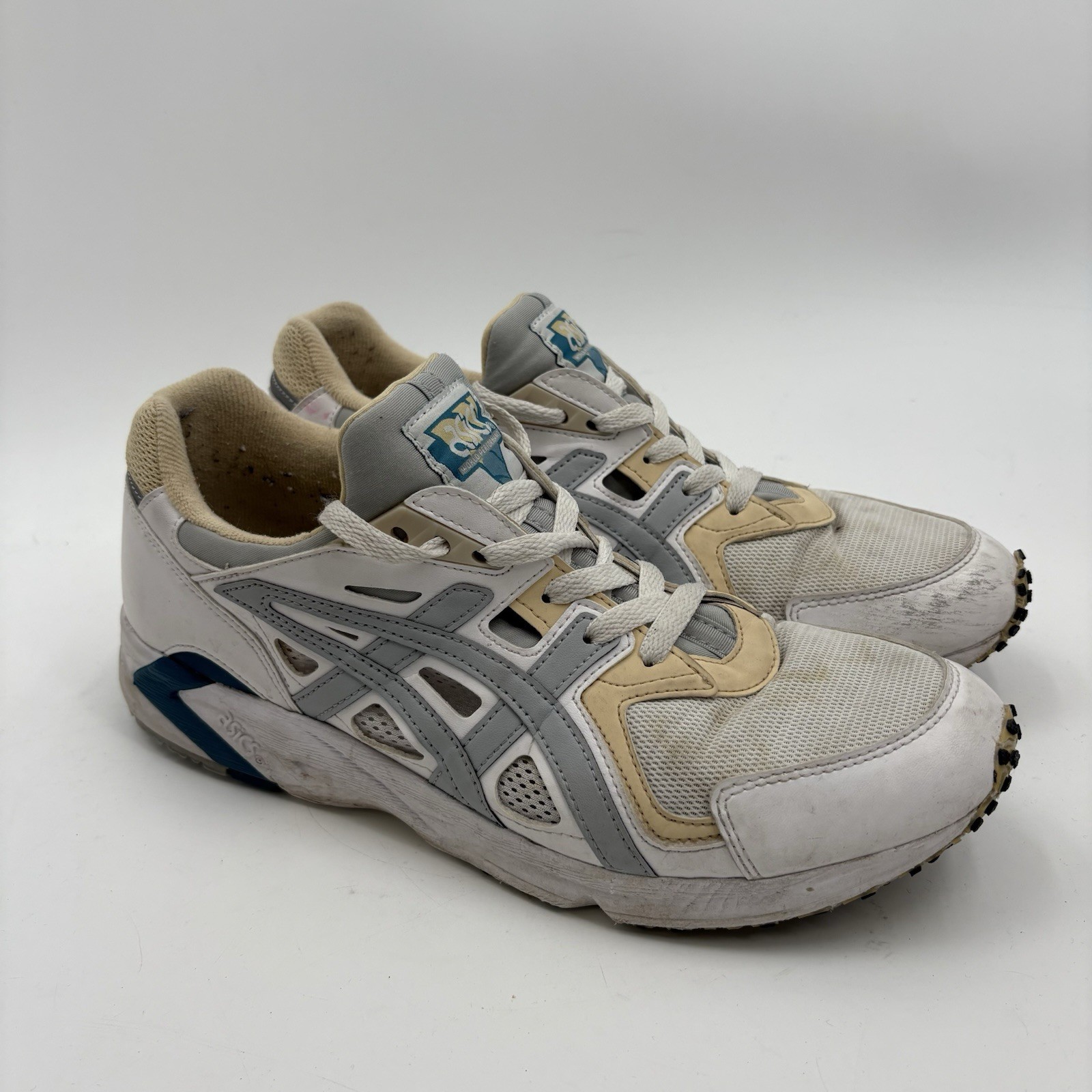 Mens Asics Gel-DS Trainer OG White Mid Grey H704Y SZ 10.5