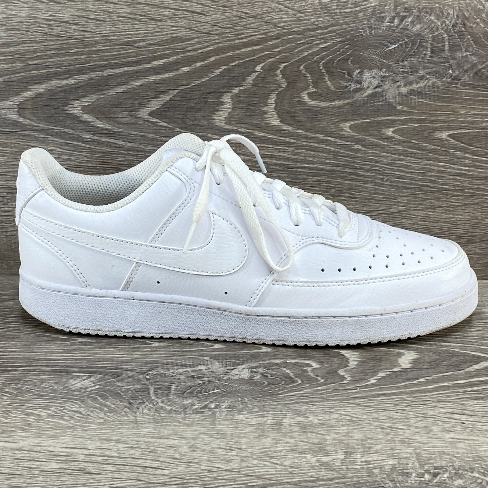 Nike COURT VISION LOW NN Men’s All White DH2987-100 Athletic Sneaker Shoes SZ 10