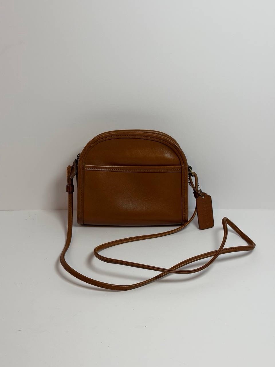 Coach Vintage Abbie Zip Crossbody Bag in British Tan