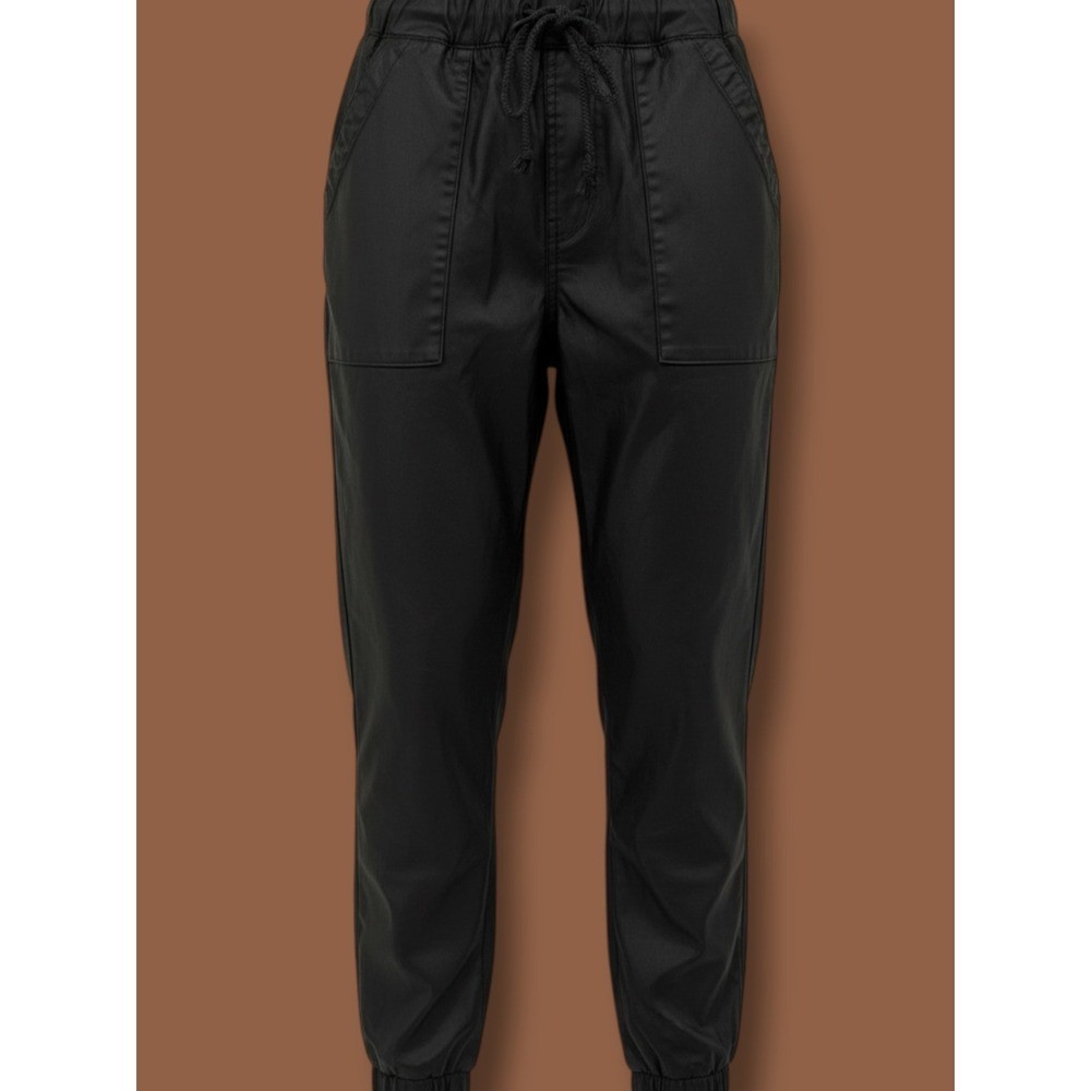 Cloth & Stone Utility Modal Blend Elastic Waist Jogger Pants Black Size M