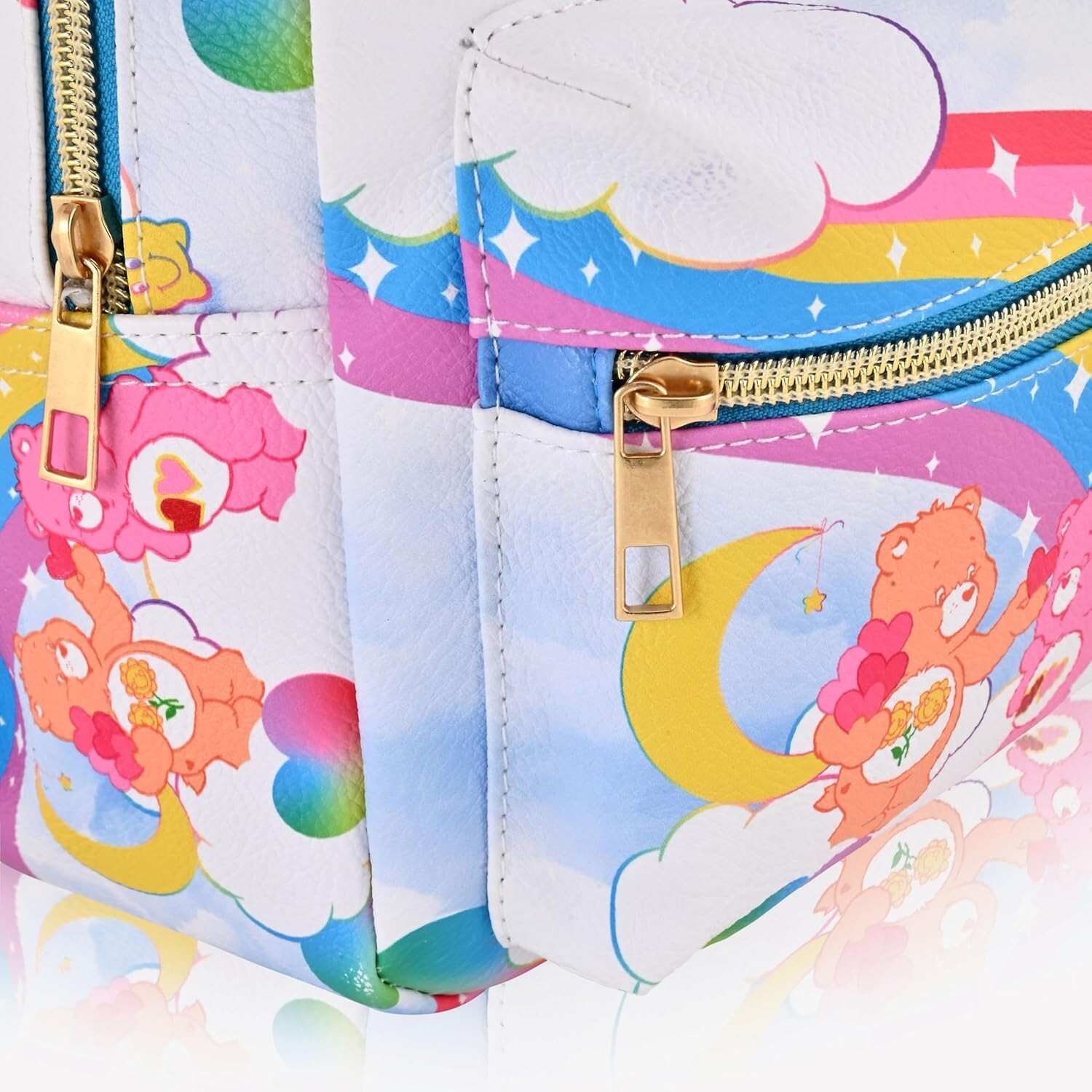 Care Bear Mini 10″ PU Leather Backpack, Shoulder Purse – Brand New w/Tags!
