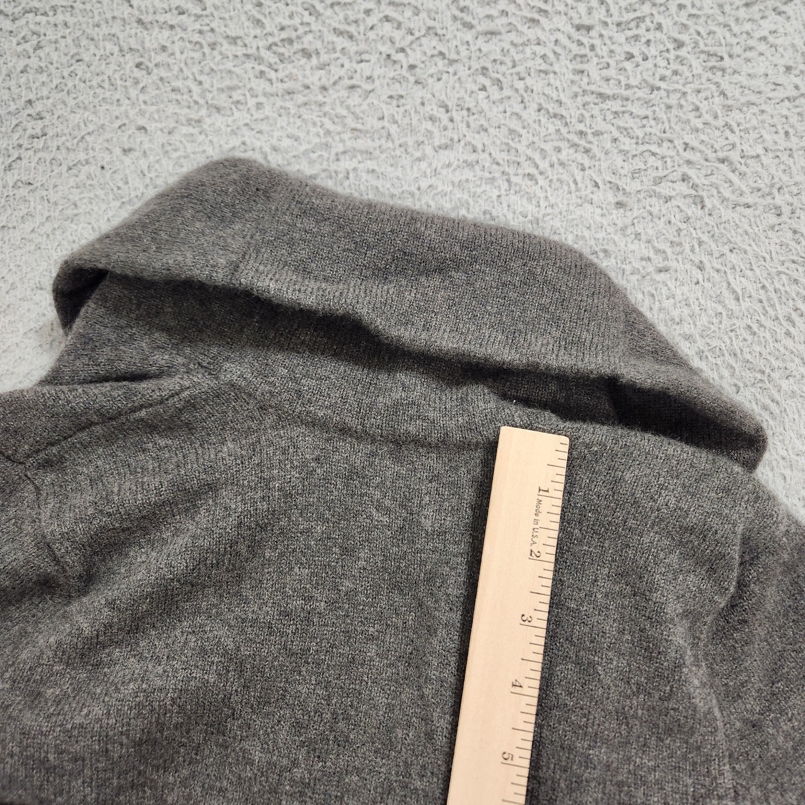 Ralph Lauren Black Label Dress Womens Medium Brown Cashmere Angora Silk Leather