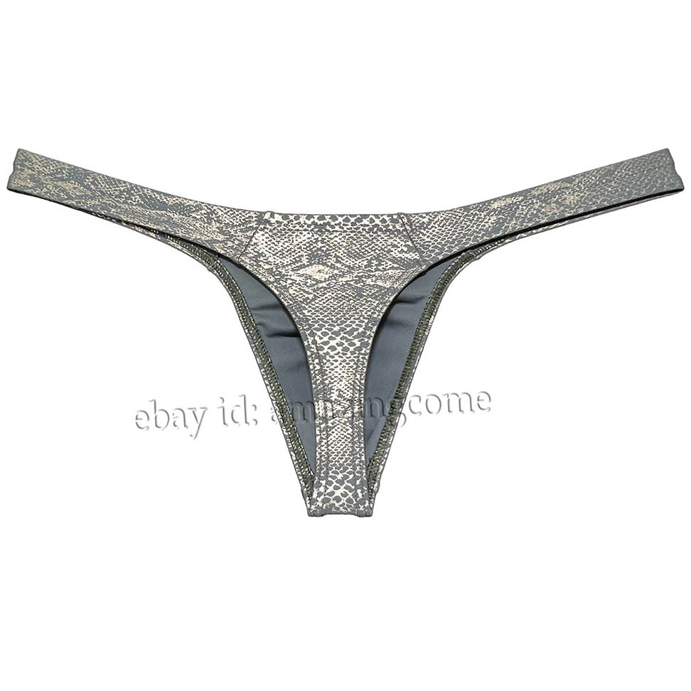 Men Gloss Bikini Thong Underwear Classics T-back Elastic Bulge Pouch Underpants