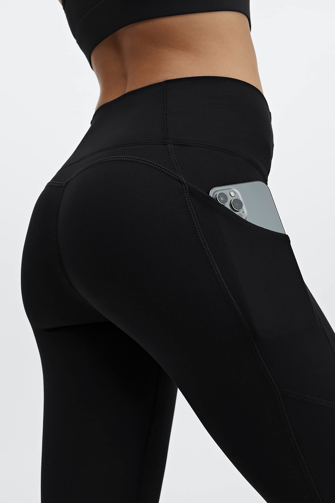 Fabletics Women’s Oasis PureLuxe High-Waisted Legging Regular Large Black